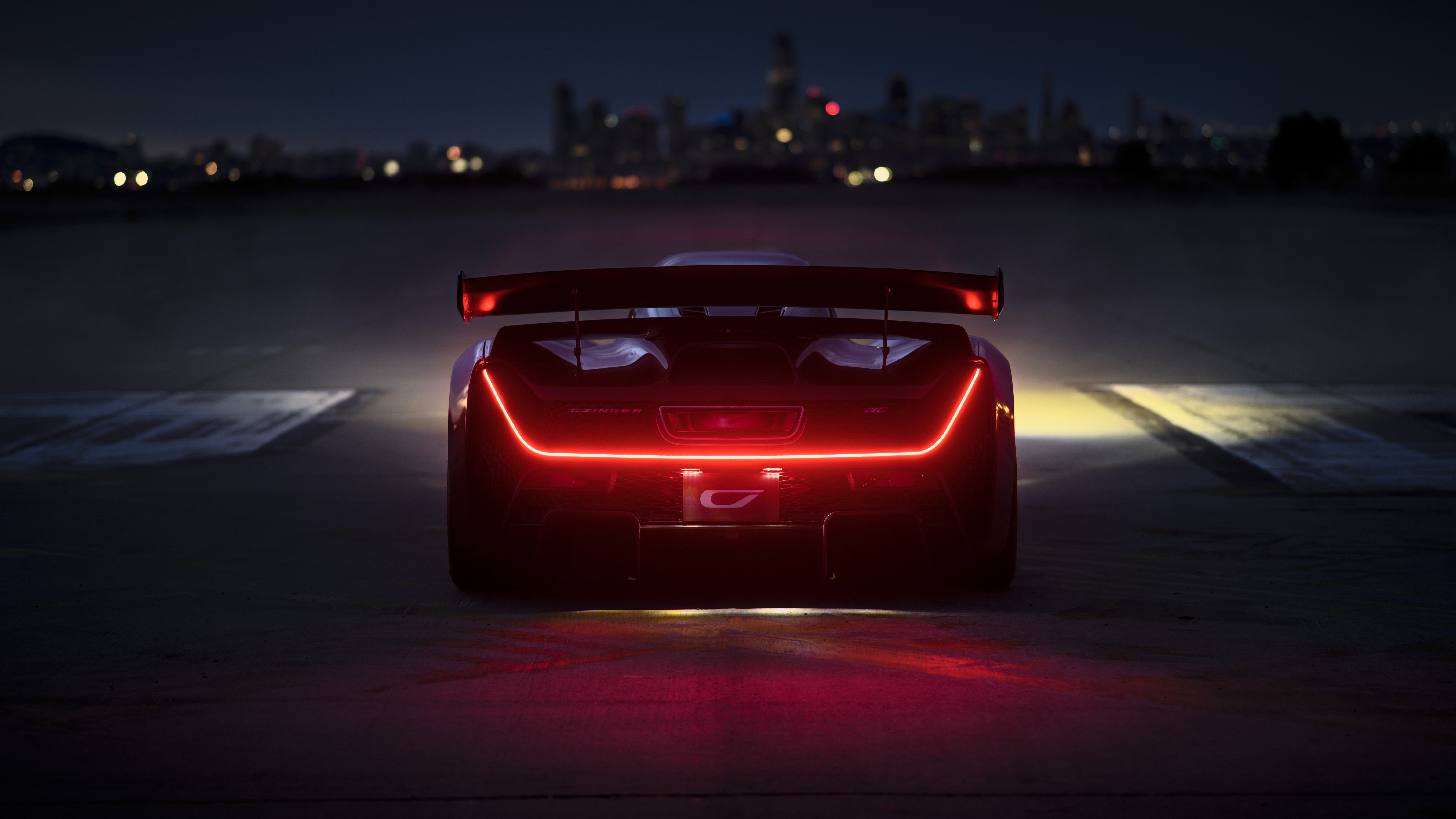 Czinger 21C Lightweight Track 2020 4K 8K Wallpaper. HD Car Wallpaper