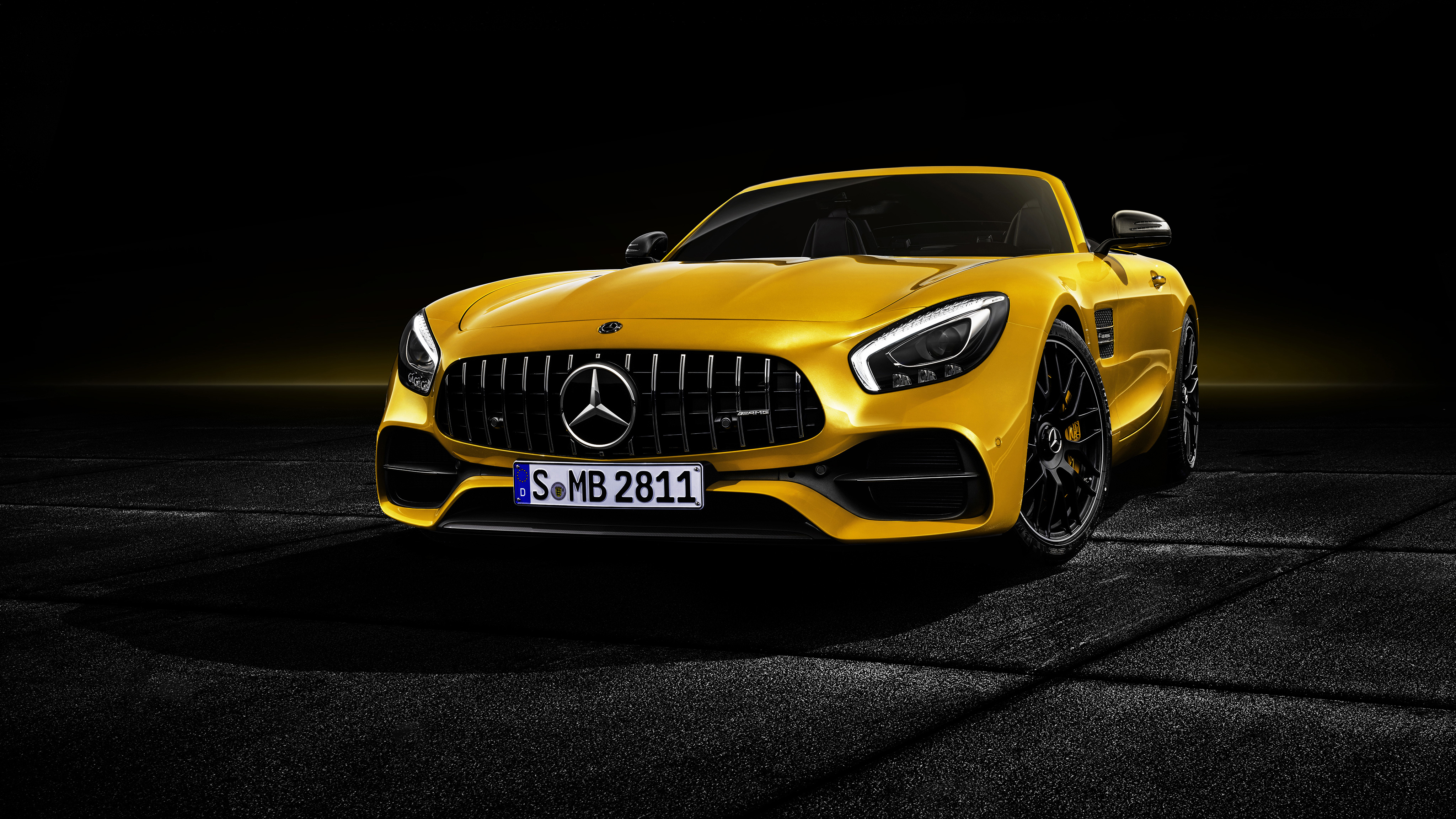 Mercedes AMG GT S Roadster 2018 Front, HD Cars, 4k Wallpaper, Image, Background, Photo and Picture