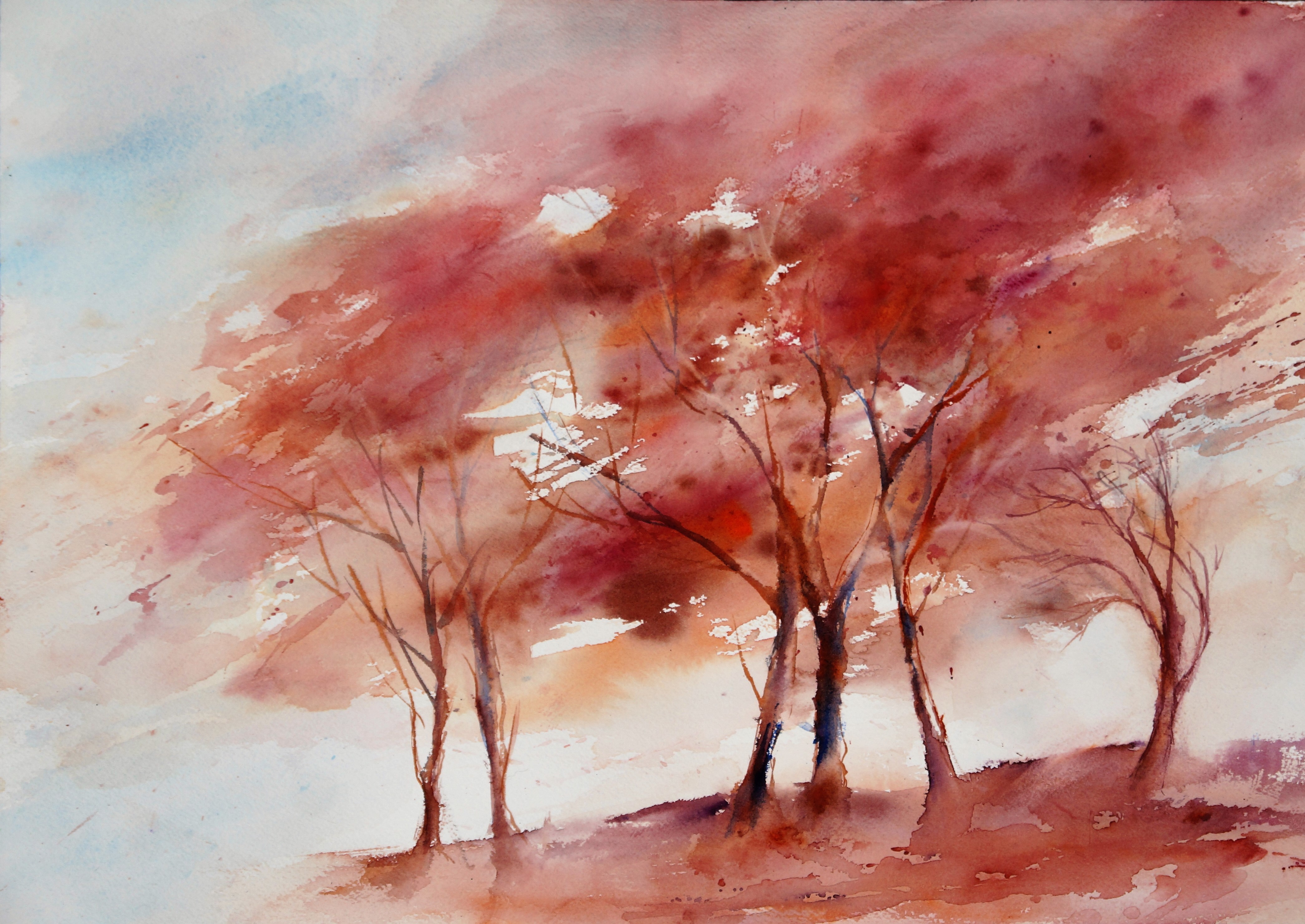 Artistic Watercolor 4k Ultra HD Wallpaper