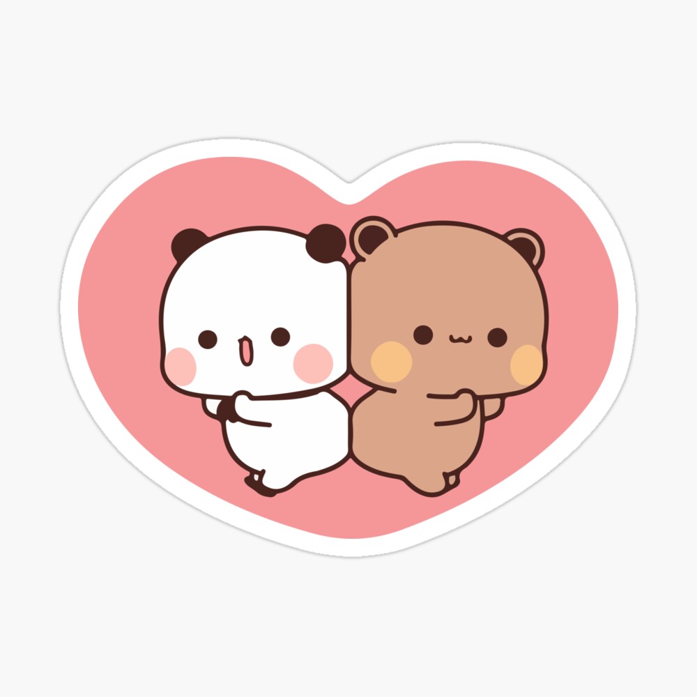Panda Bear Love, Bubu Dudu Poster By Dev Ilyass