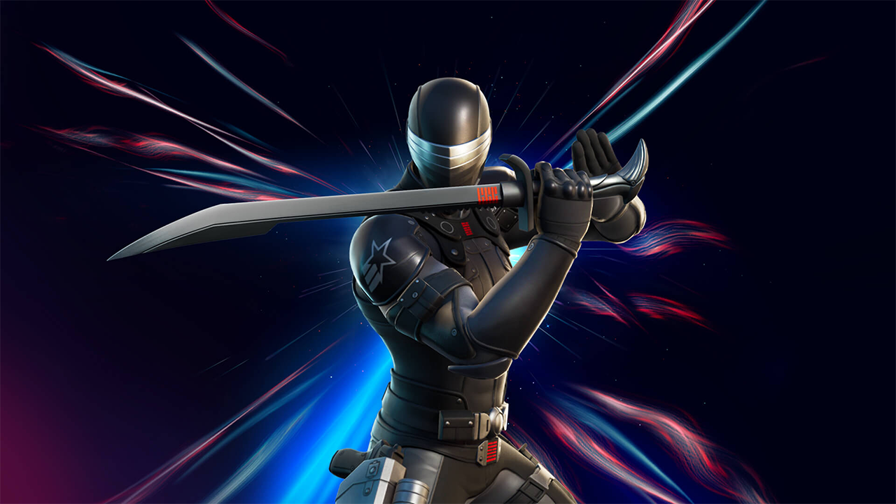Fortnite's G.I. Joe Collaboration Includes A Snake Eyes Outfit And A Real Life Hasbro Action Figure