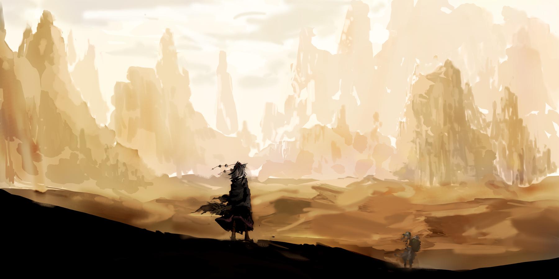 Anime Wallpaper Desert