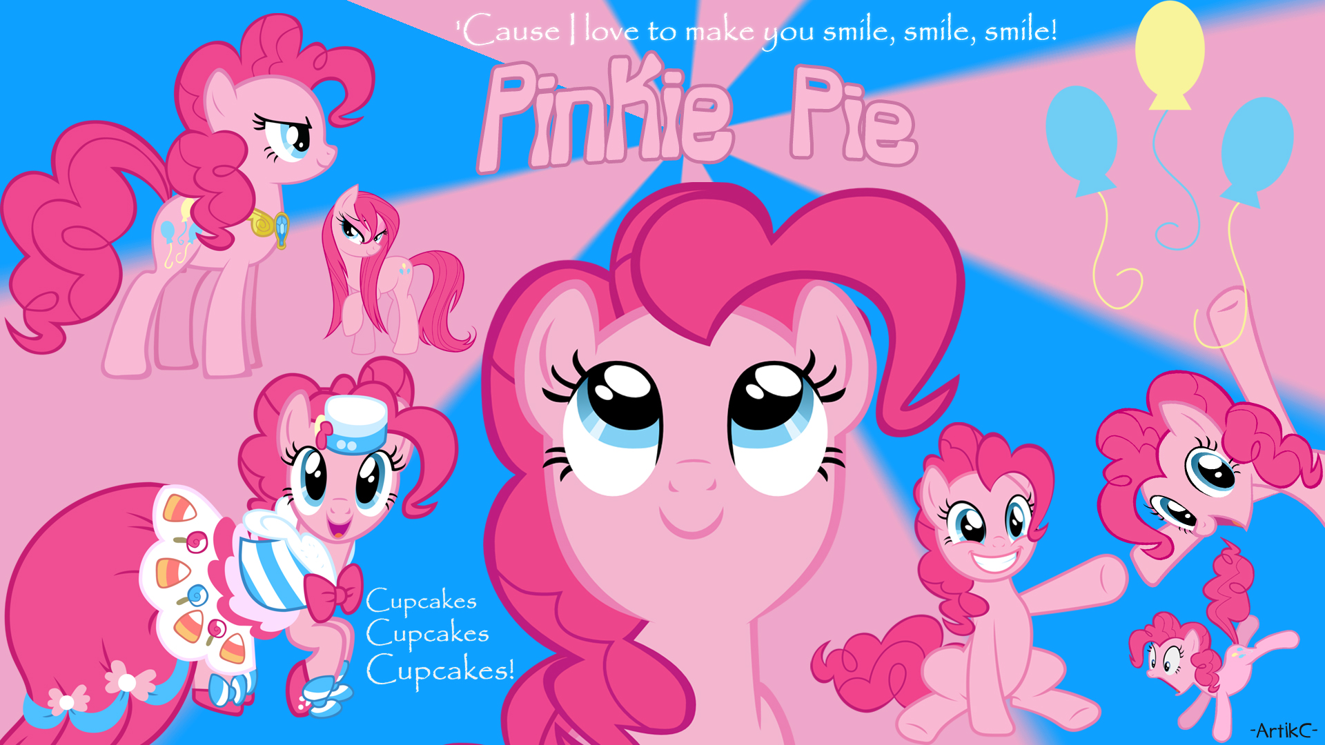 Pinkie Pie [AC] Wallpaper. My Little Pony: Friendship is Magic
