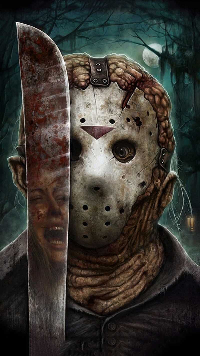 Jason Voorhees Wallpaper Discover more Film, Friday the 13th, Horror, Jason Voorhees, Mortal Kombat. Jason voorhees wallpaper, Jason voorhees, Horror movie icons