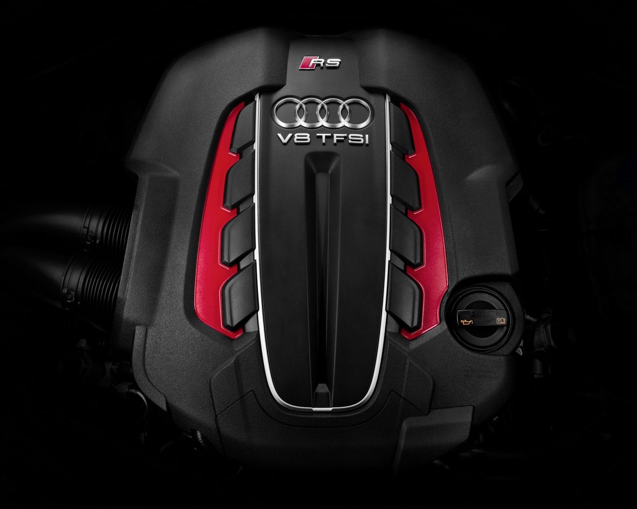 Download wallpaper 1280x1024 car, engine, audi, rs6, avant standard 5:4 HD background