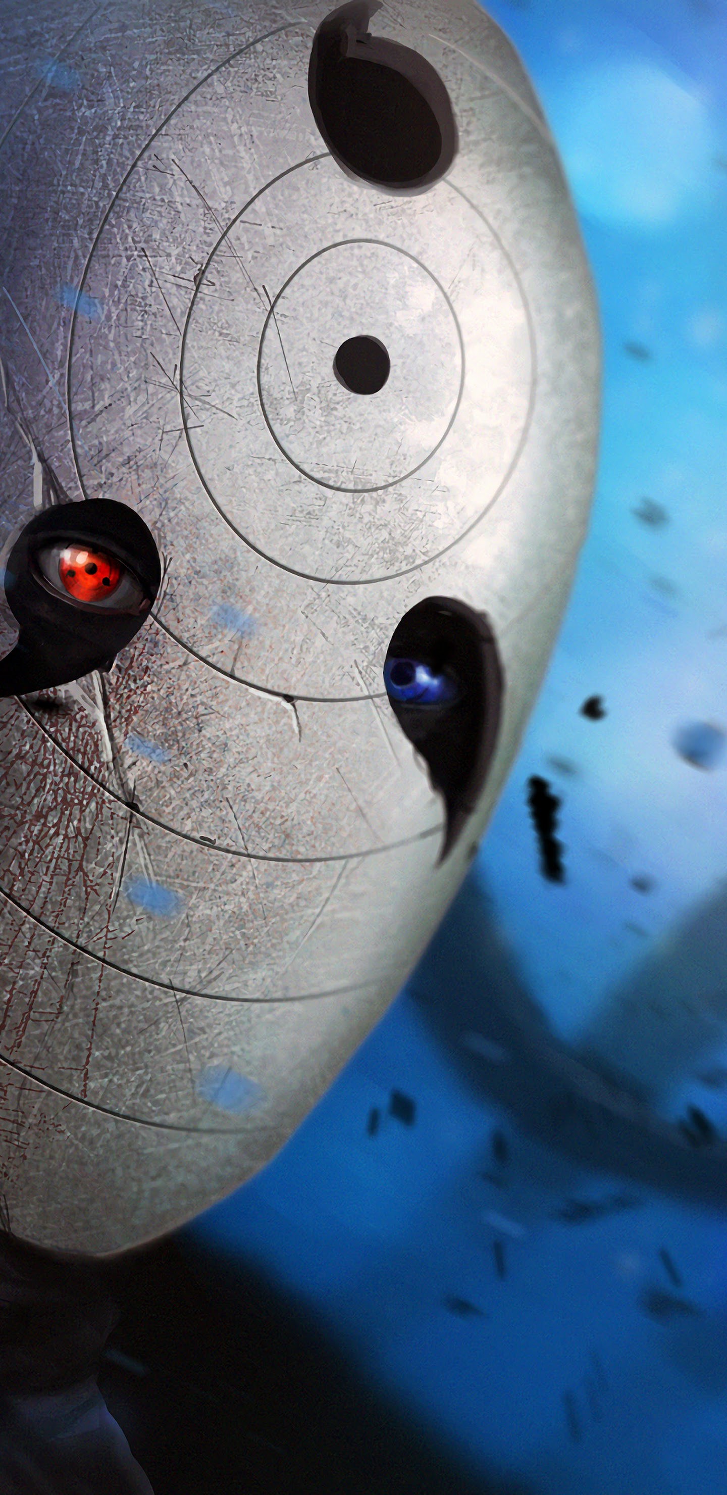 Obito Uchiha Mask Sharingan 4K Wallpaper