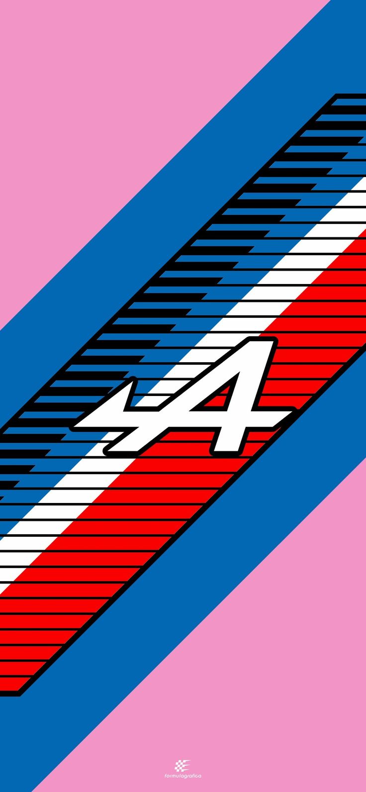 FormulaGrafica Alpine F1 Team A522 livery (pink) Double. Alpine, Formula 1, Teams