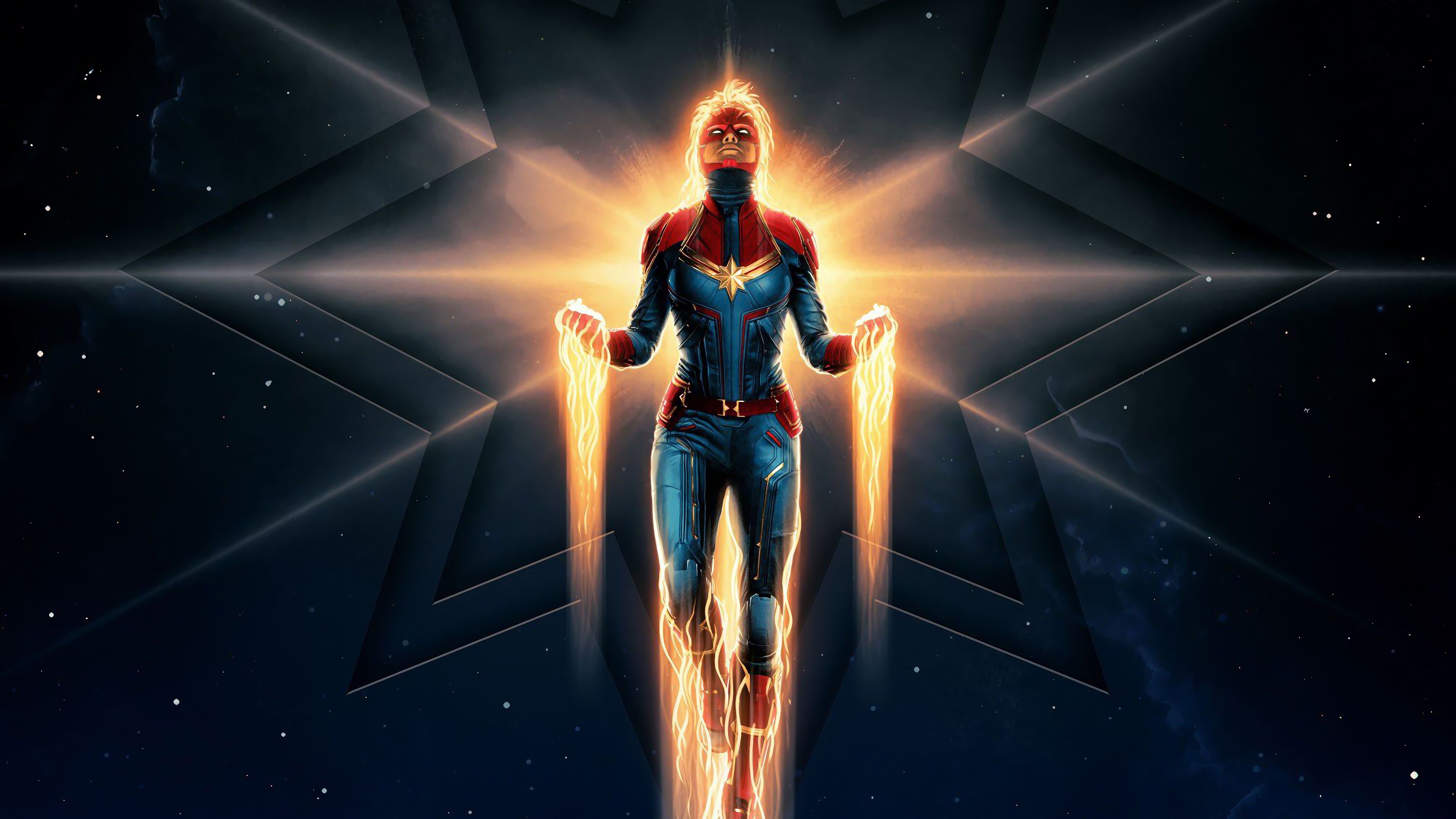 Captain Marvel Laptop Wallpaper Free Captain Marvel Laptop Background