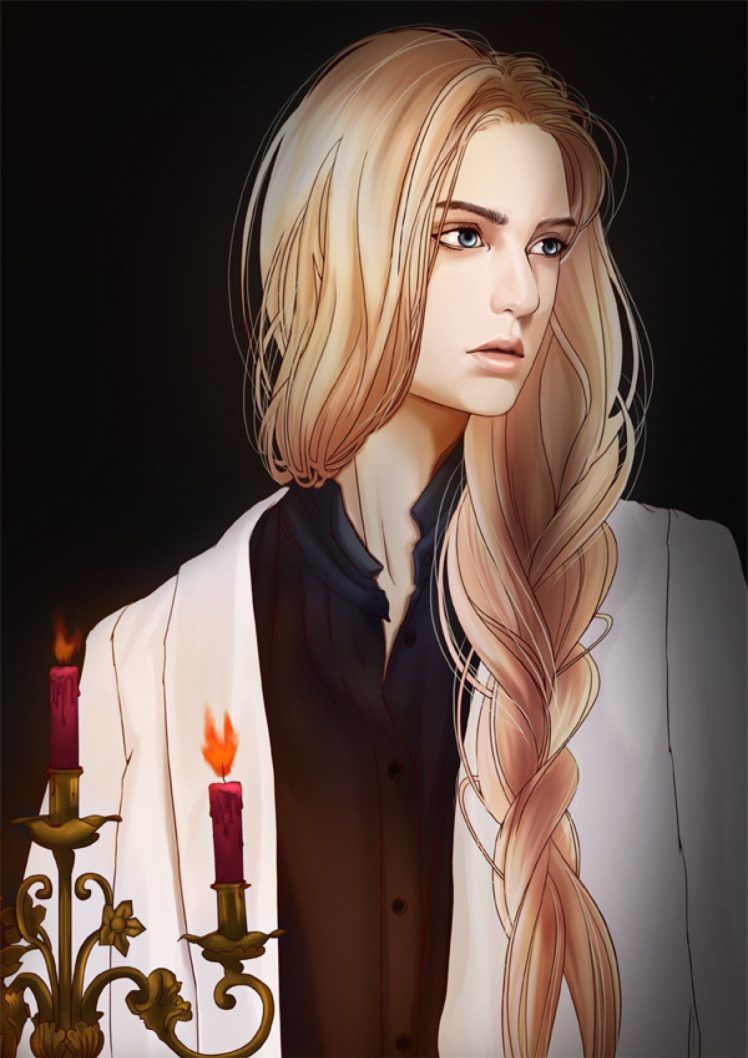blonde, Braids, Blue eyes, Long hair, Candles Wallpaper HD / Desktop and Mobile Background. Укладка длинных волос, Светлые косы, Длинные волосы парни