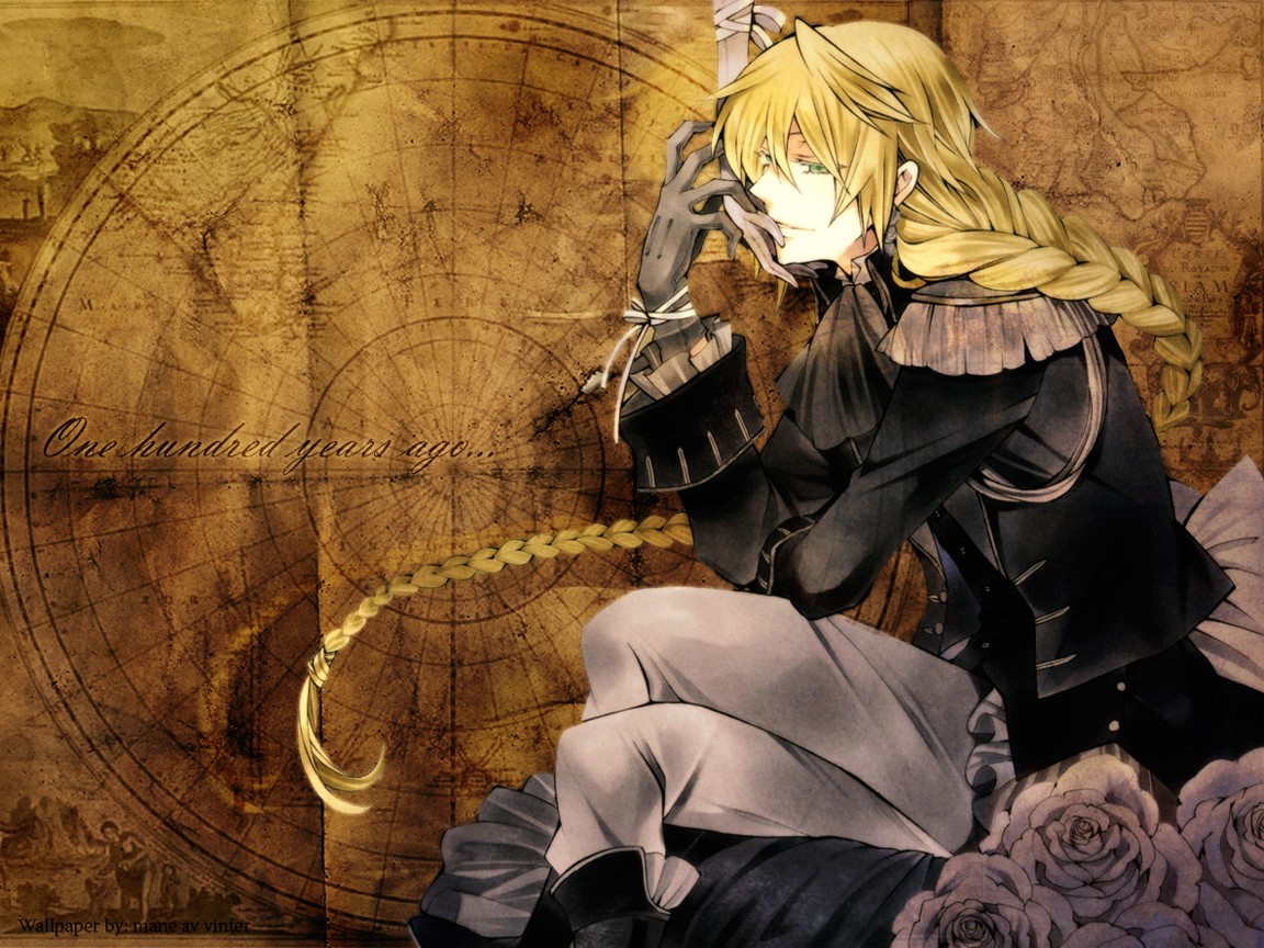 Pandora Hearts Anime Blonde Long Hair Anime Boys Wallpaper:1152x864