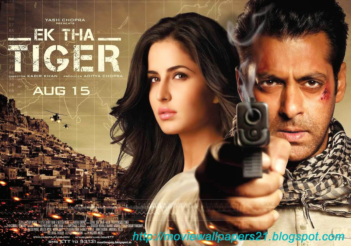 Bollywood Movies Image Wallpaper Khan And Katrina Ek Tha Tiger