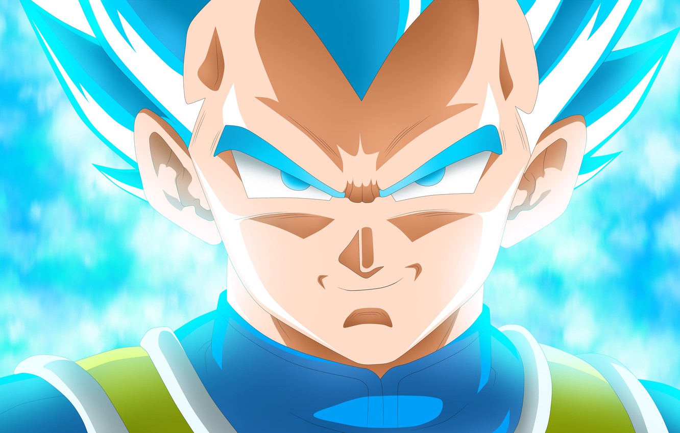 Photo Wallpaper Blue, Super Saiyan, Vegeta Dragon Ball Wallpaper 4k