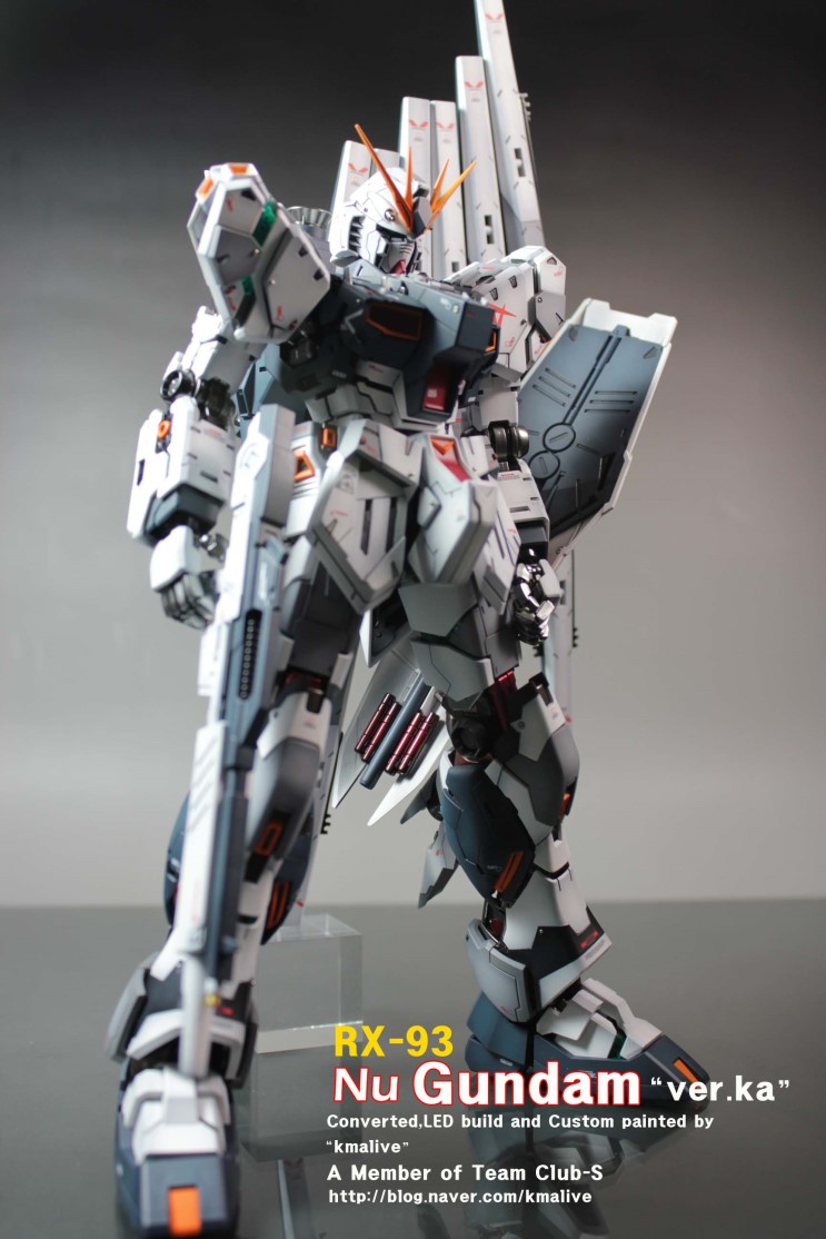 MG 1 100 RX 93 Nu Gundam Ver.Ka: Converted, LED Build And Custom Painted. Full Photoreview No.60 Wallpaper Size Image, Info