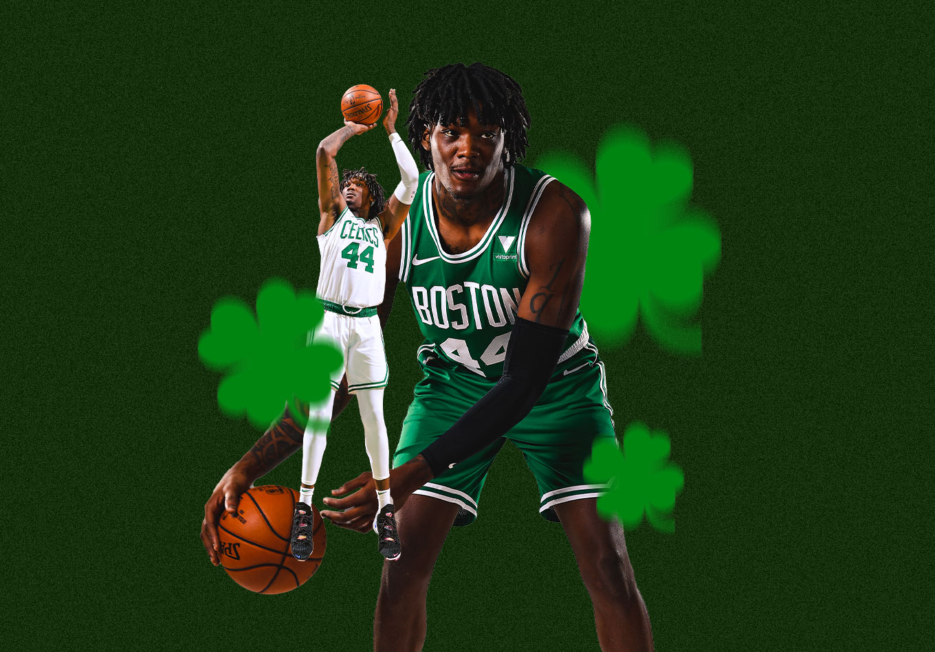 Robert Williams, 2020 Boston Celtics, NBA, basketball, green neon lights, Robert  Williams III, HD wallpaper
