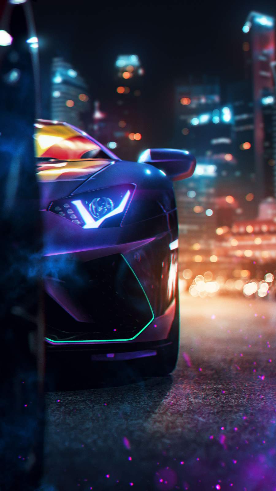 Lamborghini Lights IPhone Wallpaper Wallpaper, iPhone Wallpaper