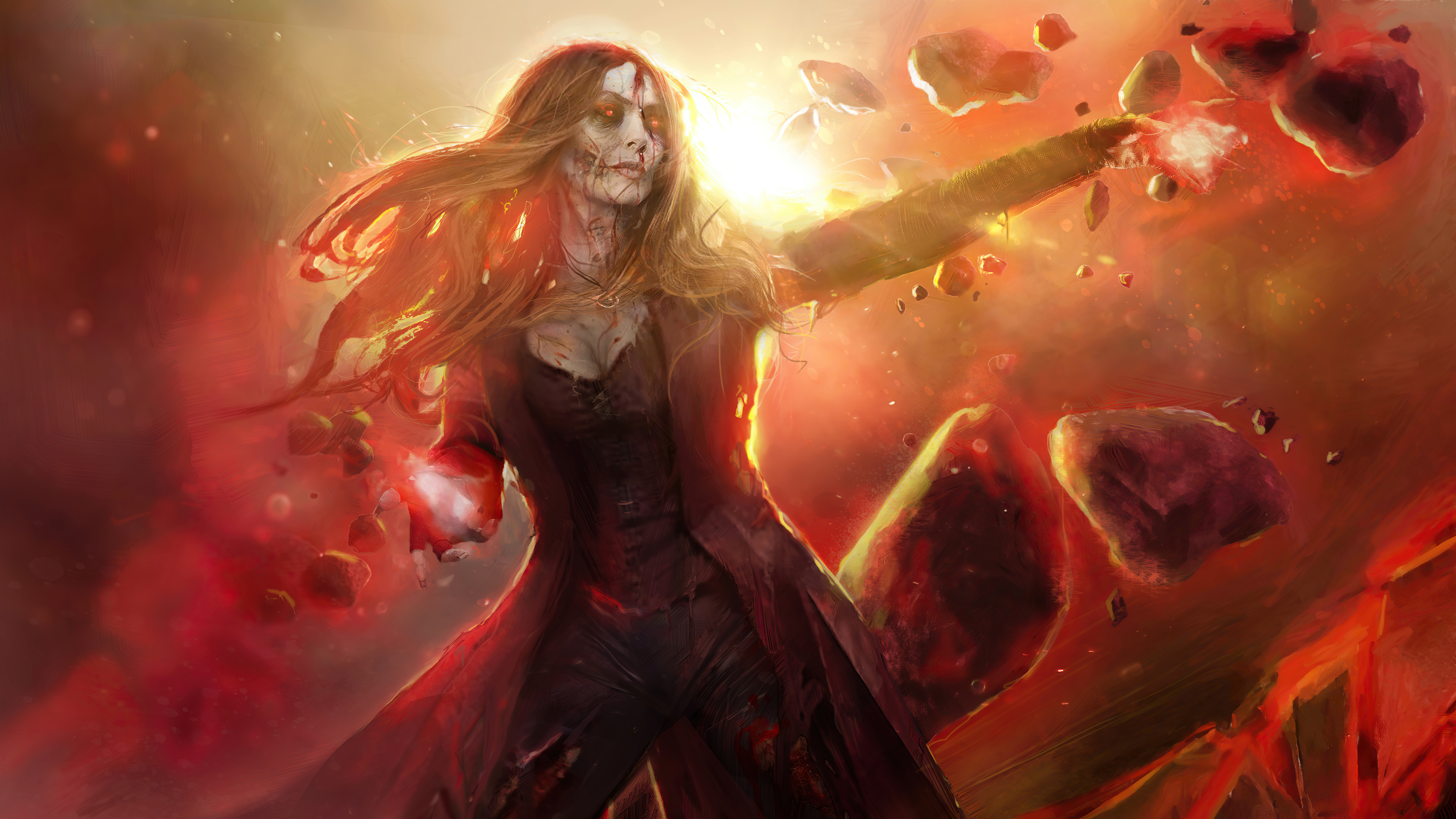 What If Zombie Wanda Vision Fan Art 5k Macbook Pro Retina HD 4k Wallpaper, Image, Background, Photo and Picture