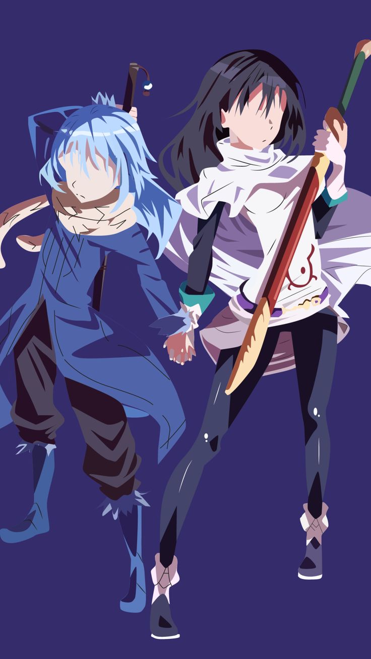 Anime / That Time I Got Reincarnated As A Slime (1080x1920) Mobile Wallpaper. Personagens de anime, Fantasia anime, Casais bonitos de anime