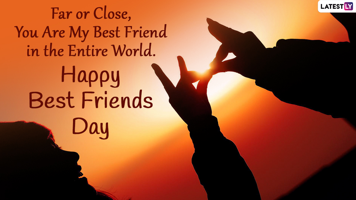National Best Friends Day 2022 Greetings & HD Wallpaper: Share Quotes, Heartfelt Messages, Image, Sayings And SMS With Your Buddy!