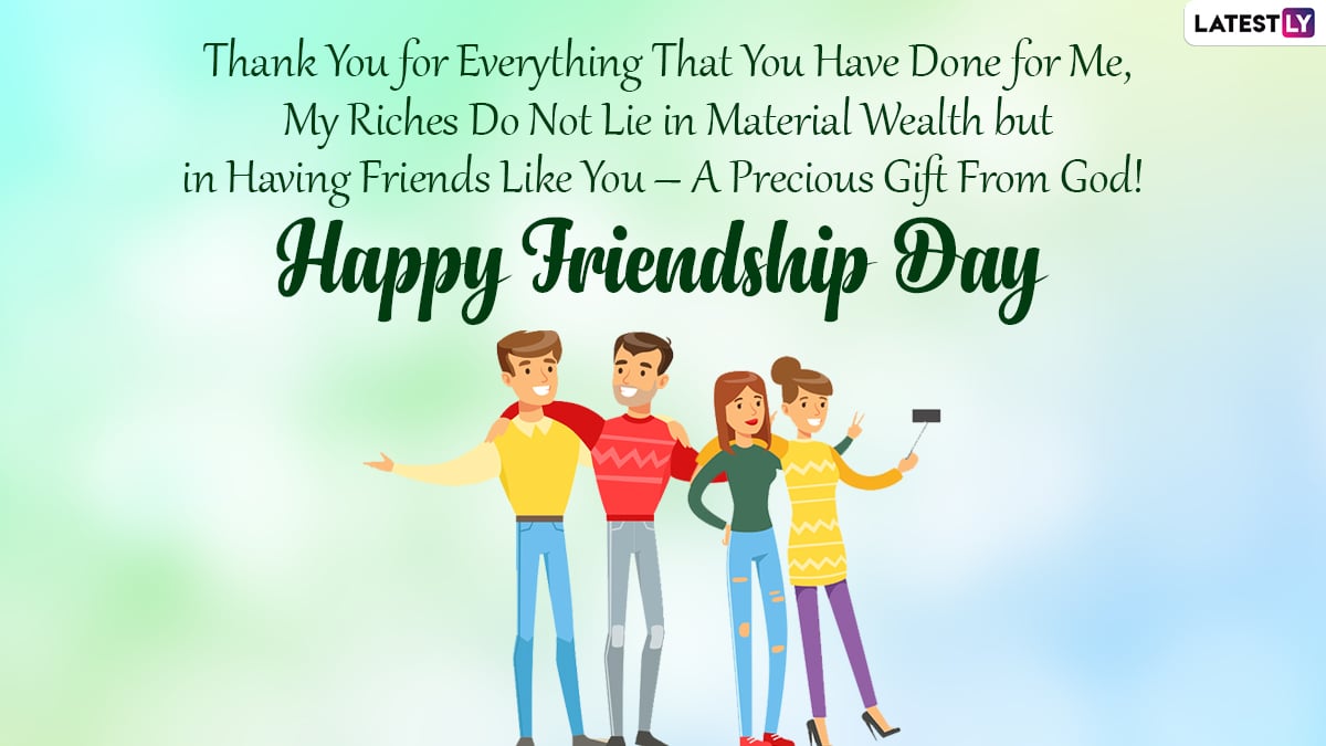 Happy Friendship Day Image & HD Wallpaper for Free Download Online: Observe International Friendship Day 2022 With WhatsApp Stickers, Quotes and GIF Greetings