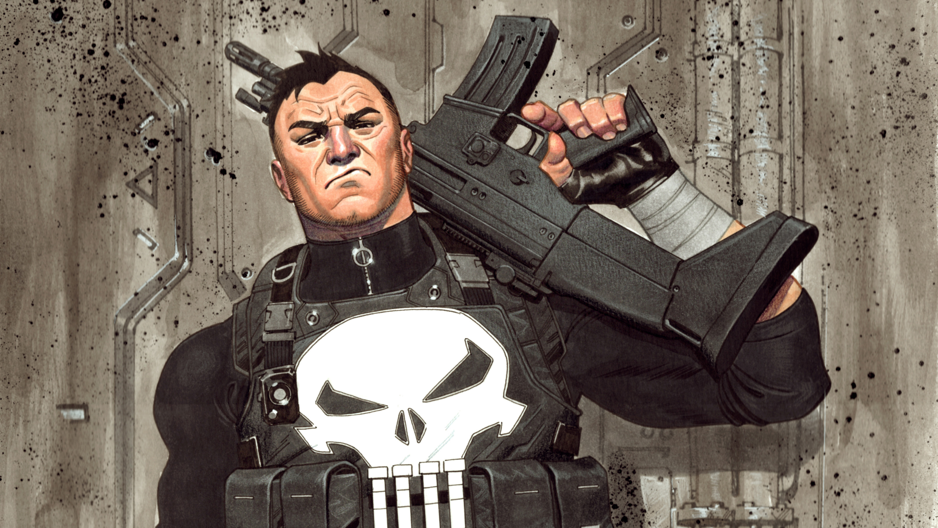 Punisher 4k Art, HD Superheroes, 4k Wallpapers, Image, Backgrounds, Photos ...