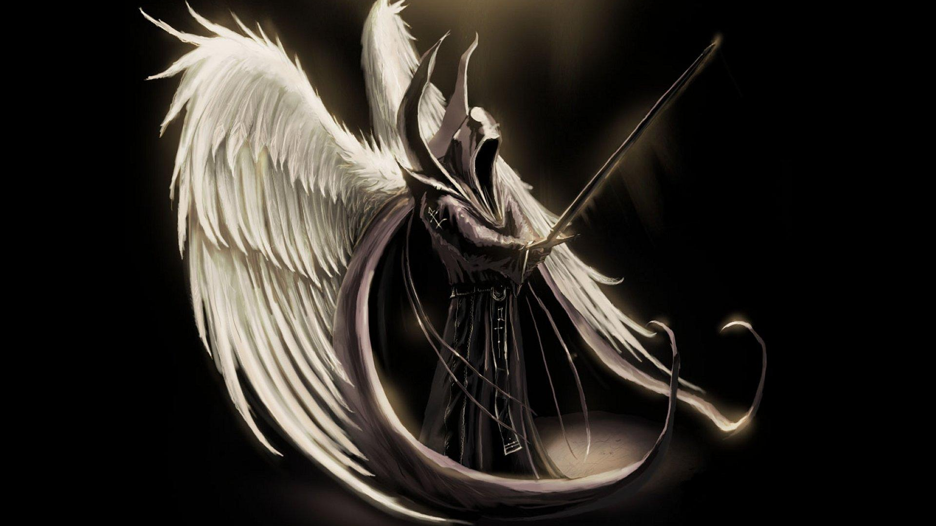 Free download Download the Dark Angel Bearing A Sword Wallpaper Dark [1920x1200] for your Desktop, Mobile & Tablet. Explore Black Angel Wallpaper. Free Angel Wallpaper, African American Angels Wallpaper