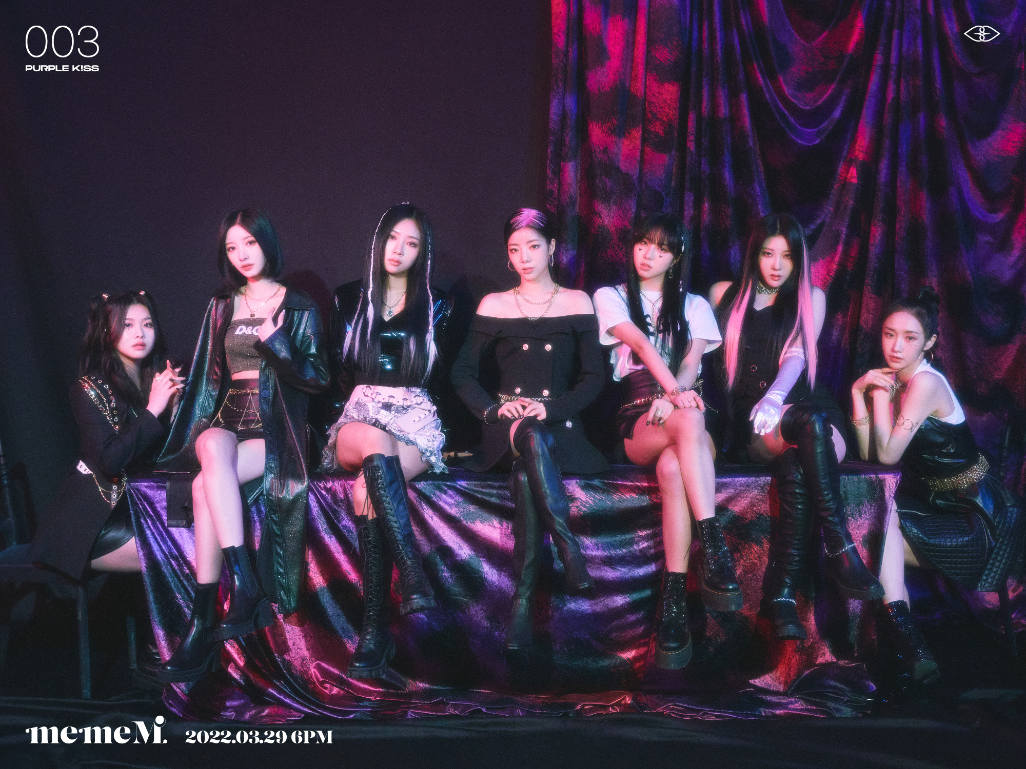 Purple Kiss MemeM Teaser Photo (HD HQ)-Pop Database Dbkpop.com