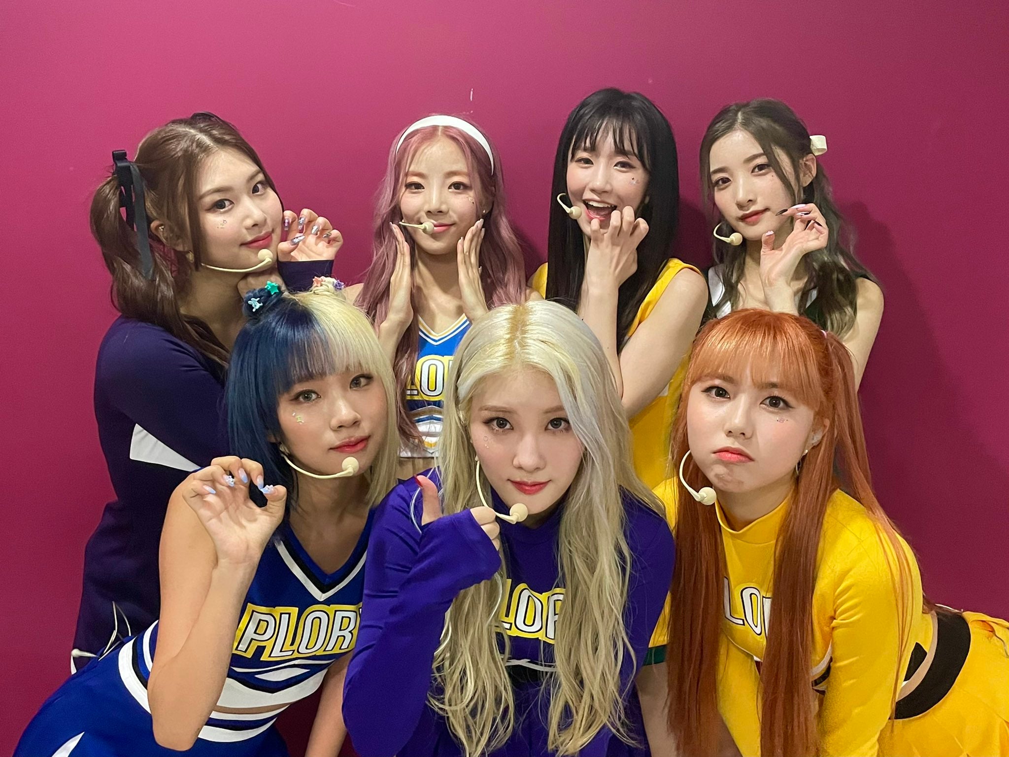 Purple Kiss Group Photo MBC Music Core