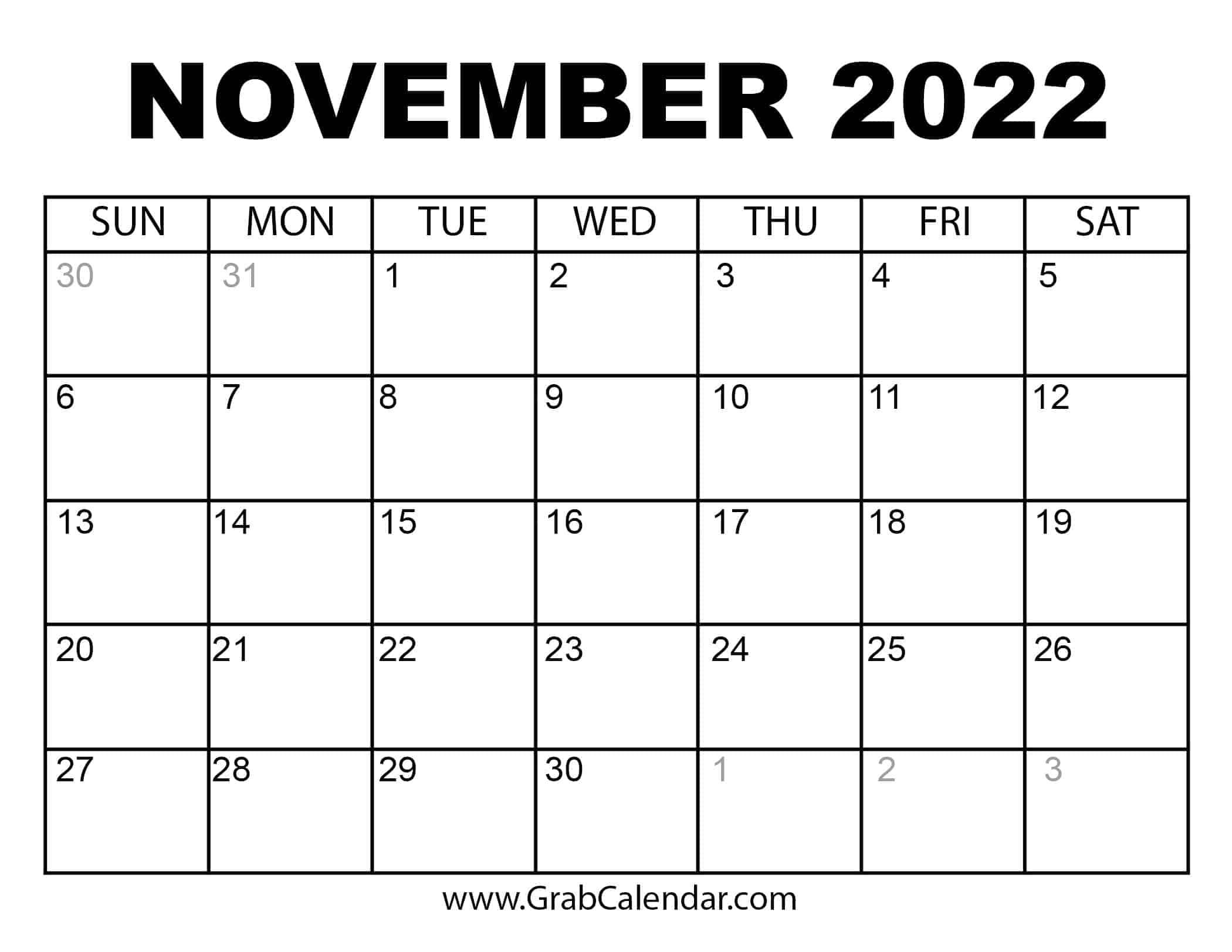 November 2022 Calendar Wallpapers Wallpaper Cave