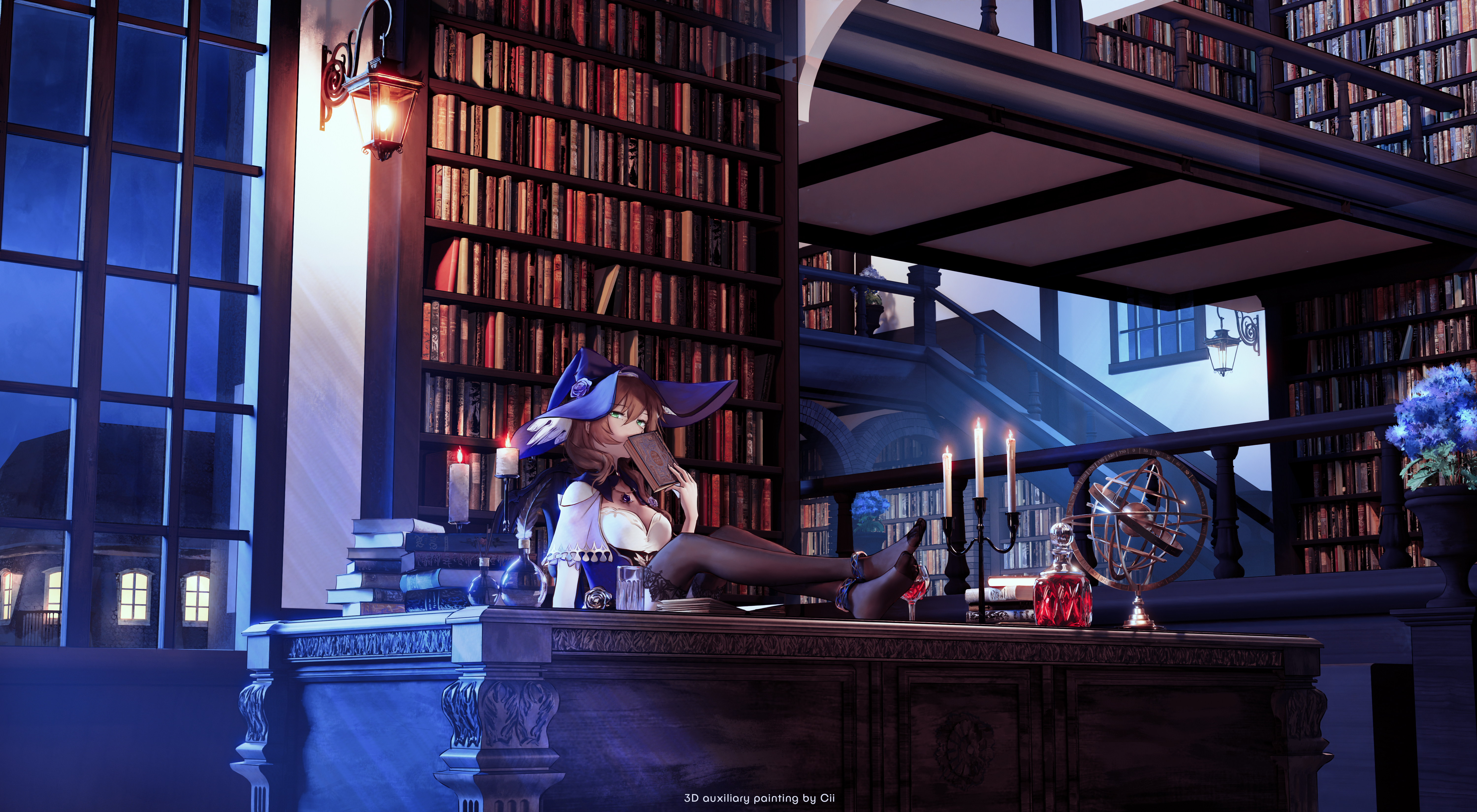 Library HD Wallpaper and Background