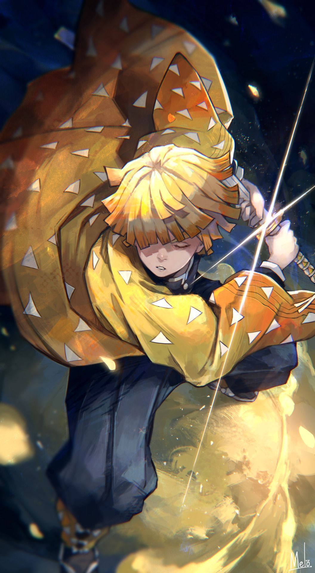 Demon Slayer Zenitsu Wallpaper
