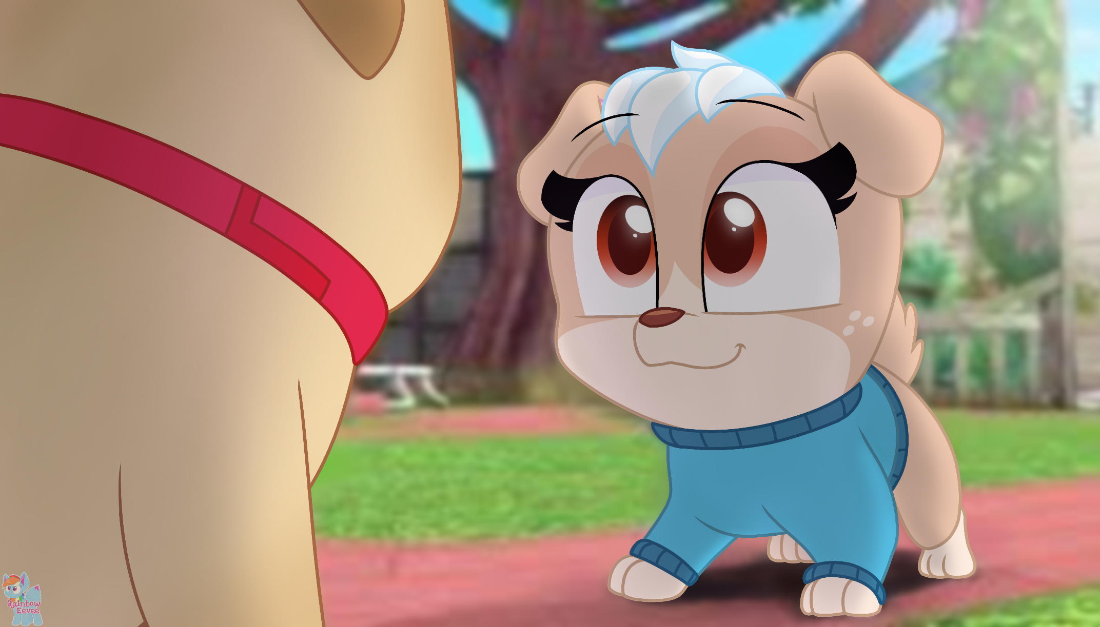 Keia says Hi :))))) (Puppy Dog Pals) by RainbowEeveeDE on Newgrounds