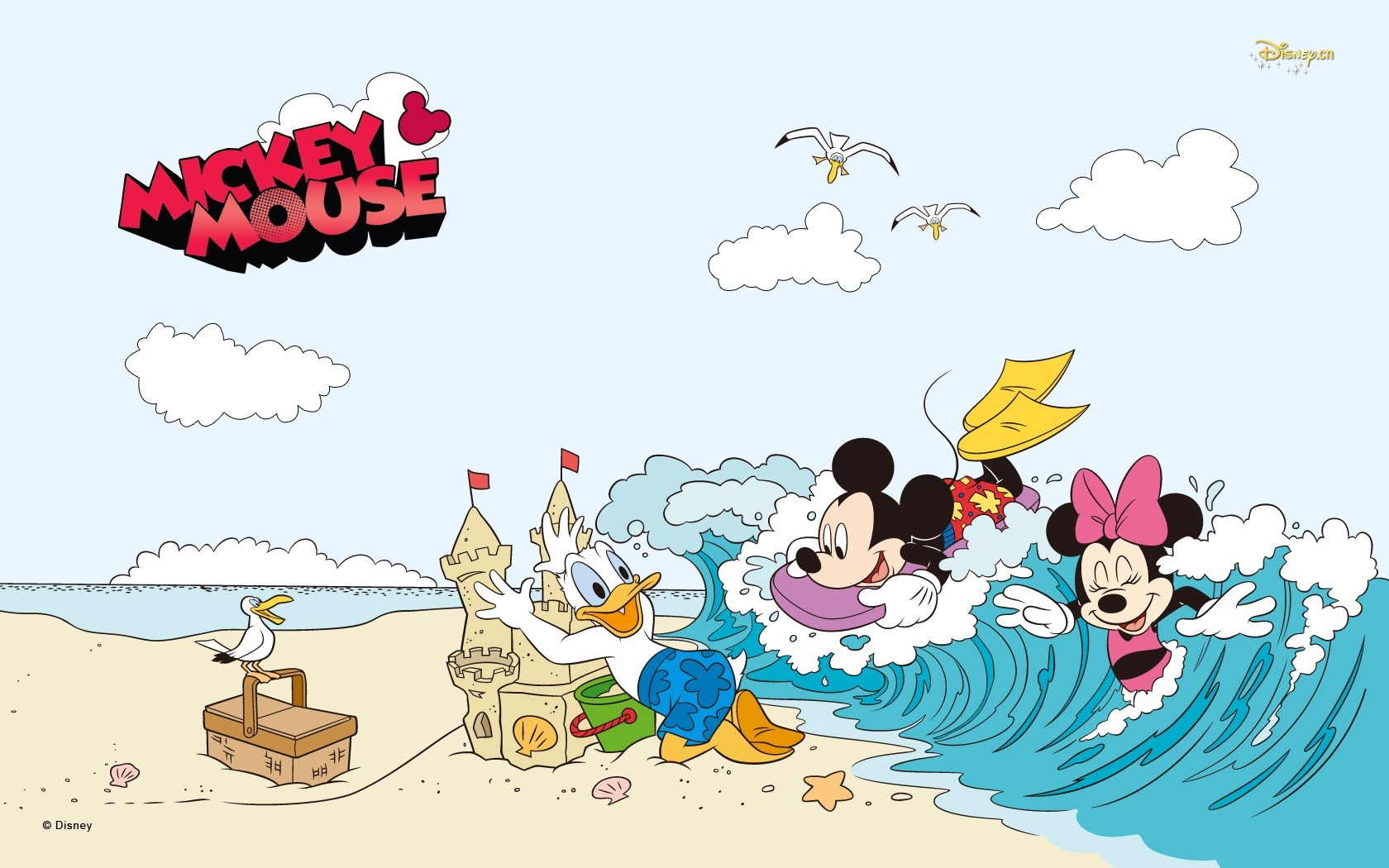 Disney Cartoon Mickey Mickey Mouse Wallpaper Second Series 14