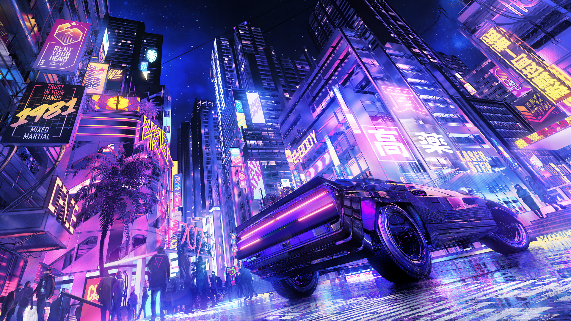Sci Fi Cyberpunk 4k Ultra HD Wallpaper