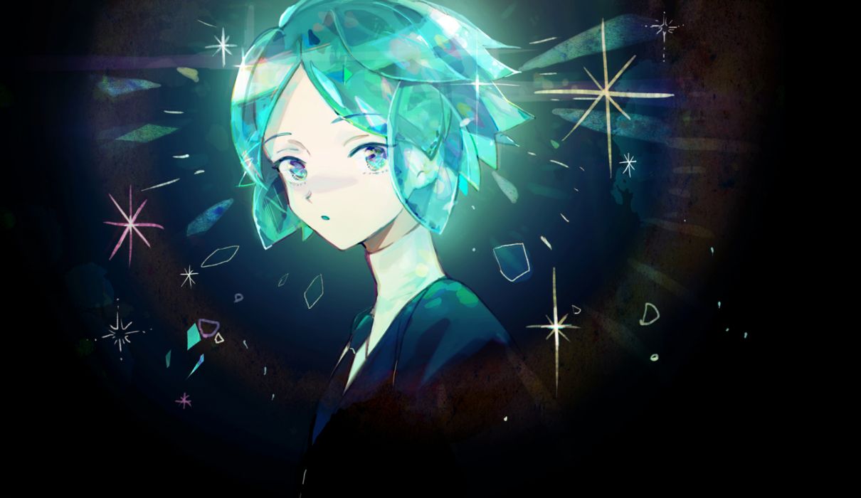 anthropomorphism hihara you houseki no kuni phosphophyllite wallpaperx1110