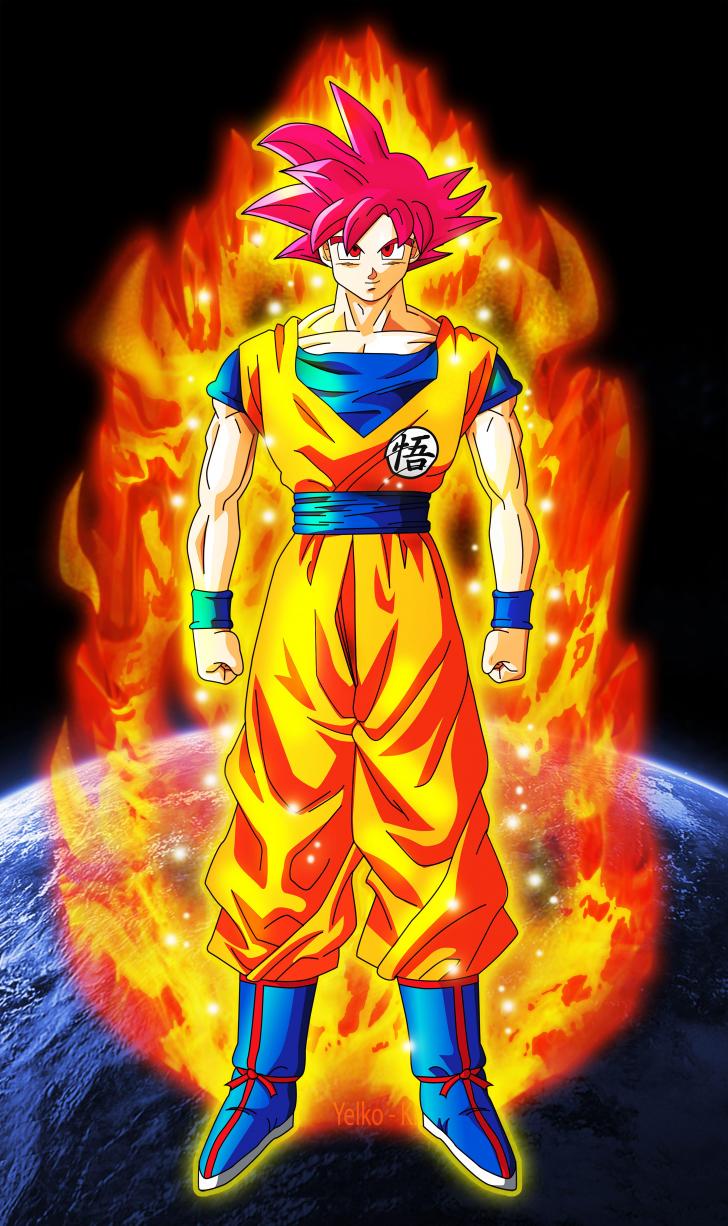 Wallpaper HD: Goku, Super, Saiyan, God, Wallpaper, Wallpaper