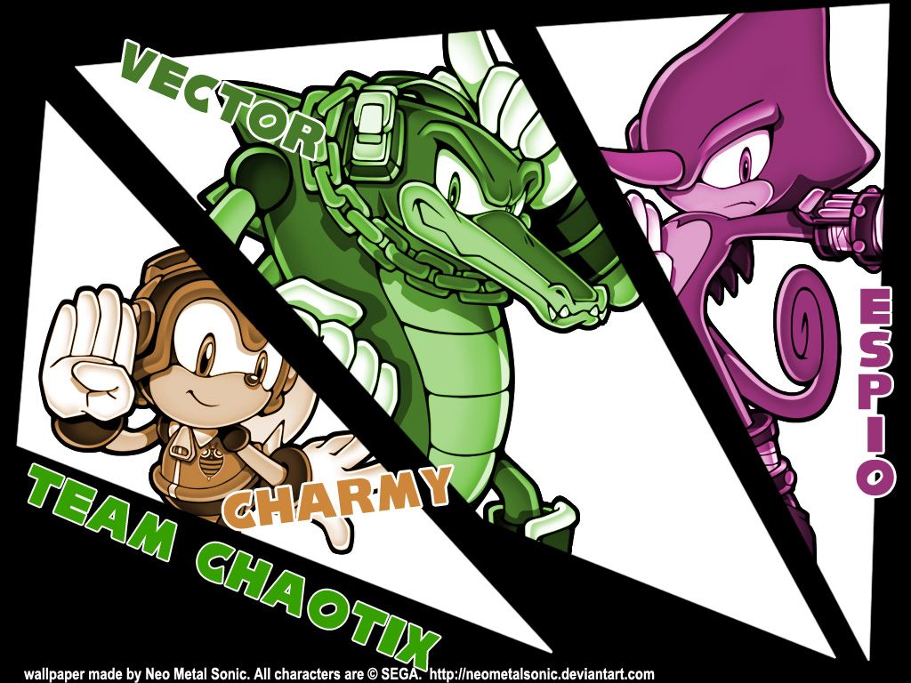 Sonic Wallpaper for Chaotix Fans. Sonic heroes, Sonic art, Sonic