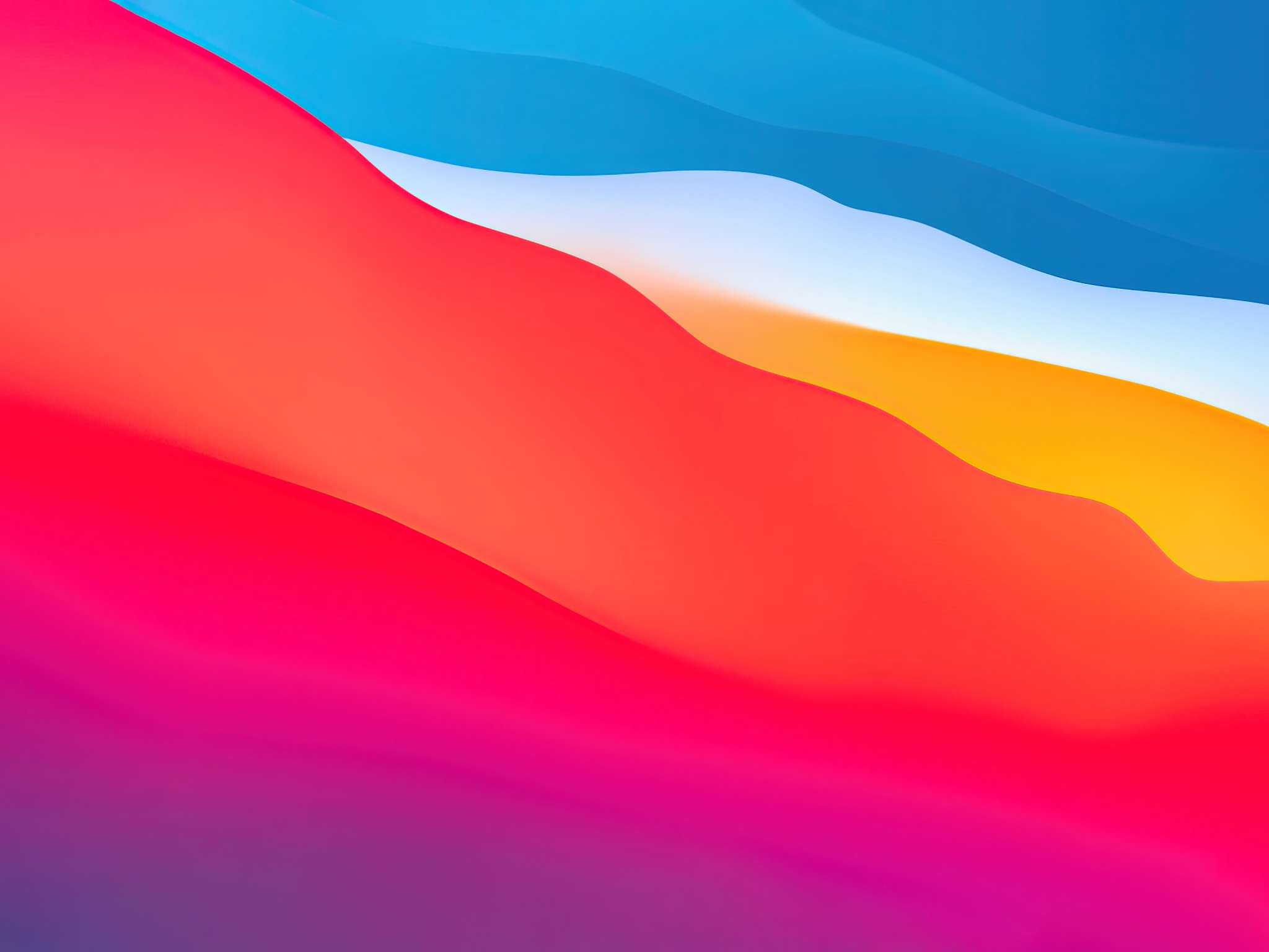 macOS Big Sur Wallpaper 4K, Apple, Layers, Fluidic, Colorful, WWDC, Stock, Gradients