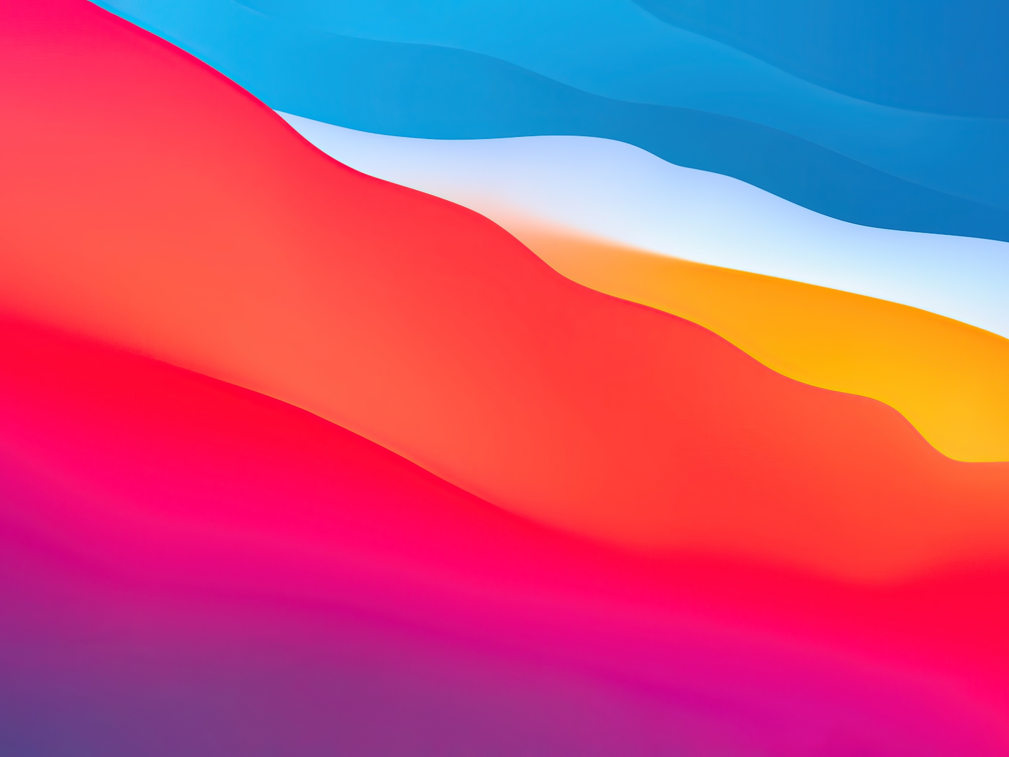 macOS Big Sur Wallpaper 4K, Apple, Layers, Fluidic, Colorful, WWDC, Stock, Gradients
