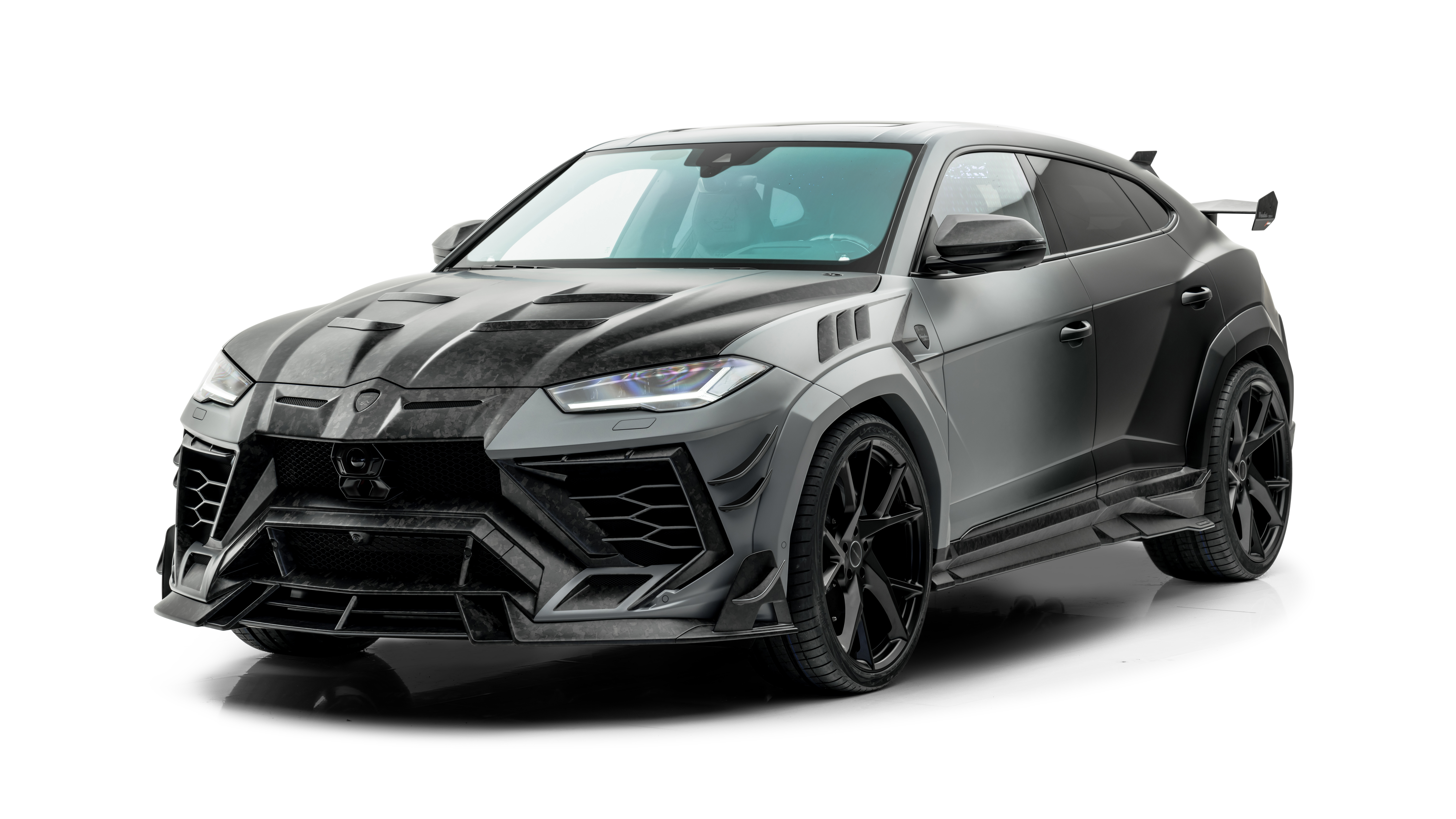 Mansory Lamborghini Urus Venatus Evo Wallpaper 4K, Lamborghini Urus, White background, 5K, 8K, Cars