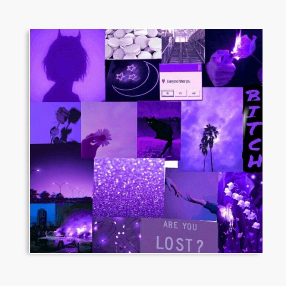 purple aesthetic Art Board Print