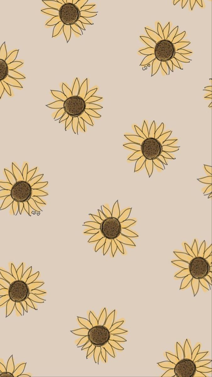 Sunflower Cartoon Wallpapers - Wallpaper Cave