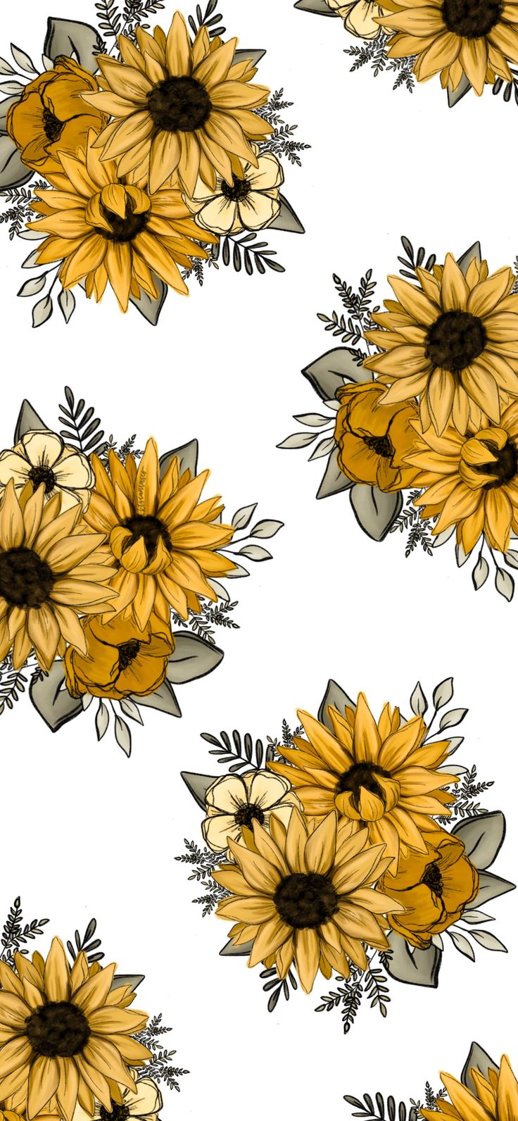 Wallpaper. Sunflower wallpaper, Flower background wallpaper, Sunflower iphone wallpaper