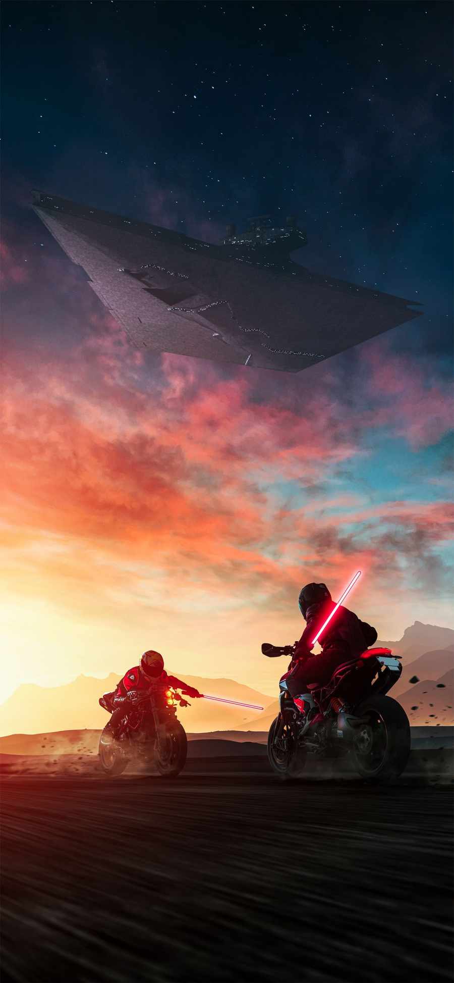 Bikers With Lightsaber IPhone Wallpaper Wallpaper, iPhone Wallpaper