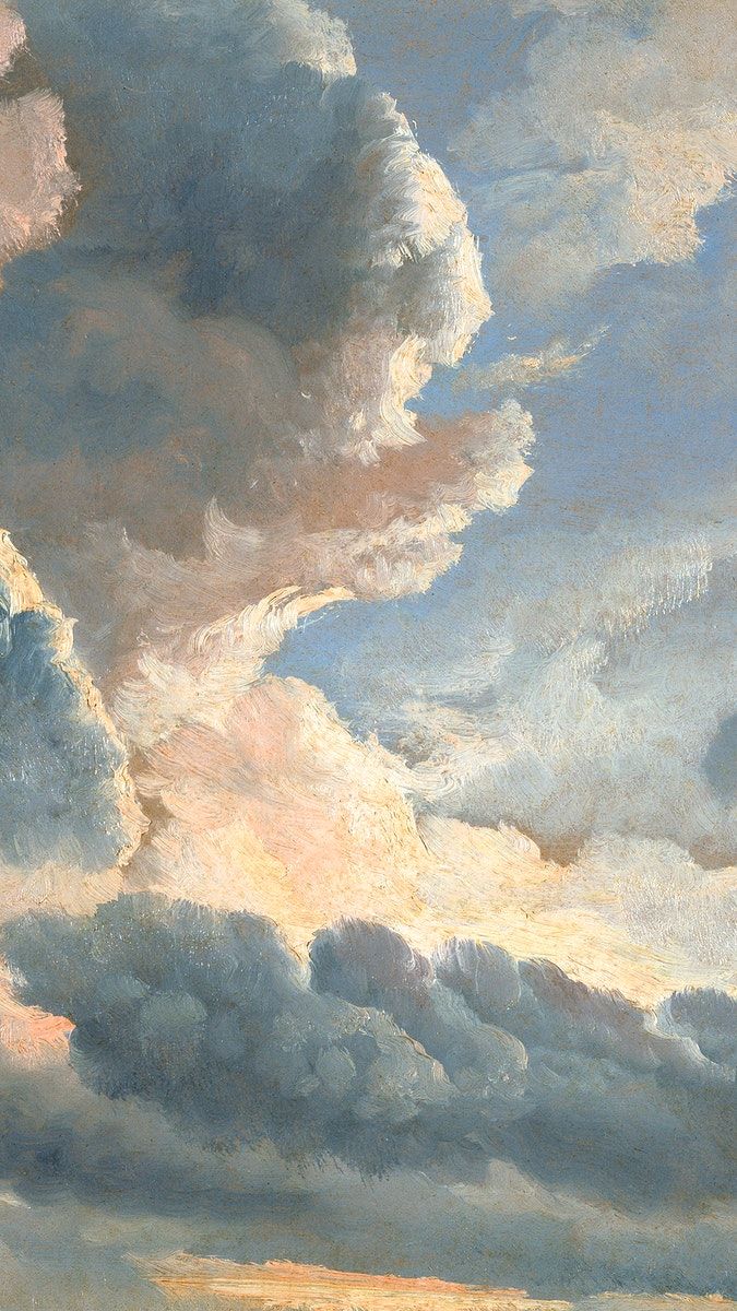 Watercolor sky phone wallpaper, beautiful cloud background. premium image. Watercolor sky, Clouds, Watercolor clouds