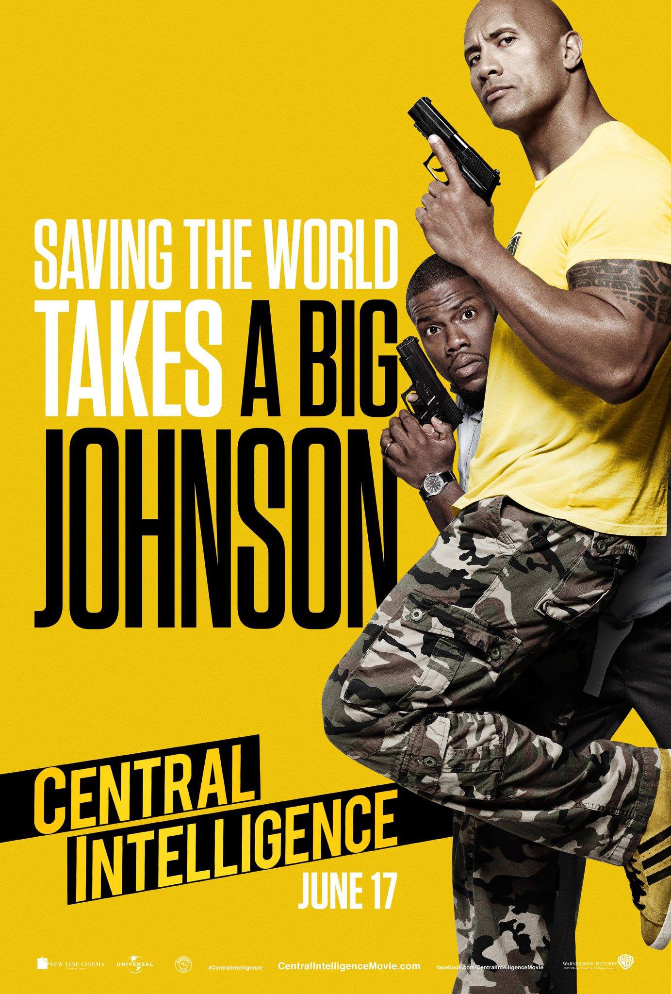 Central Intelligence Movie Poster ( of 3)