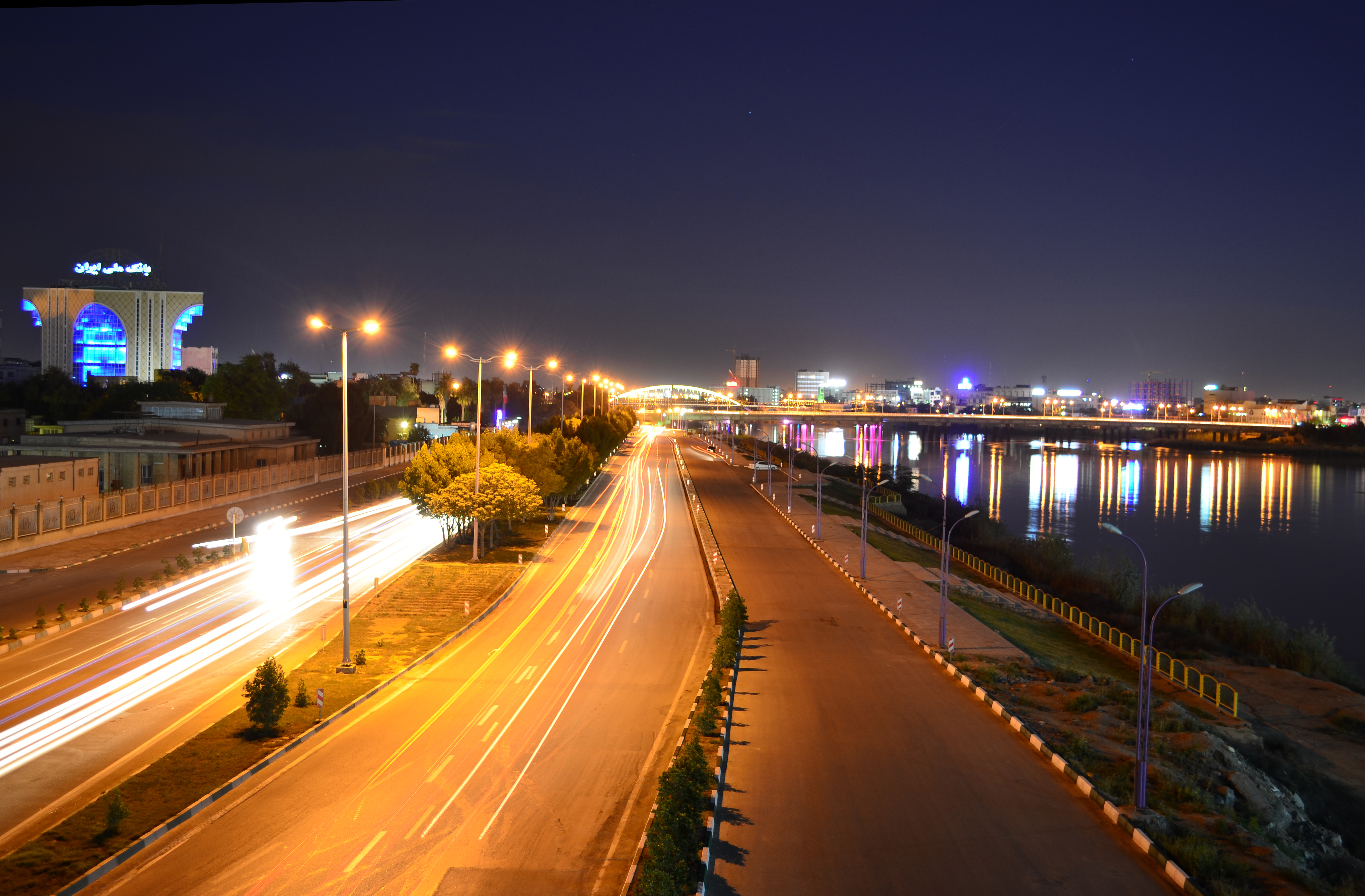 Ahvaz at night