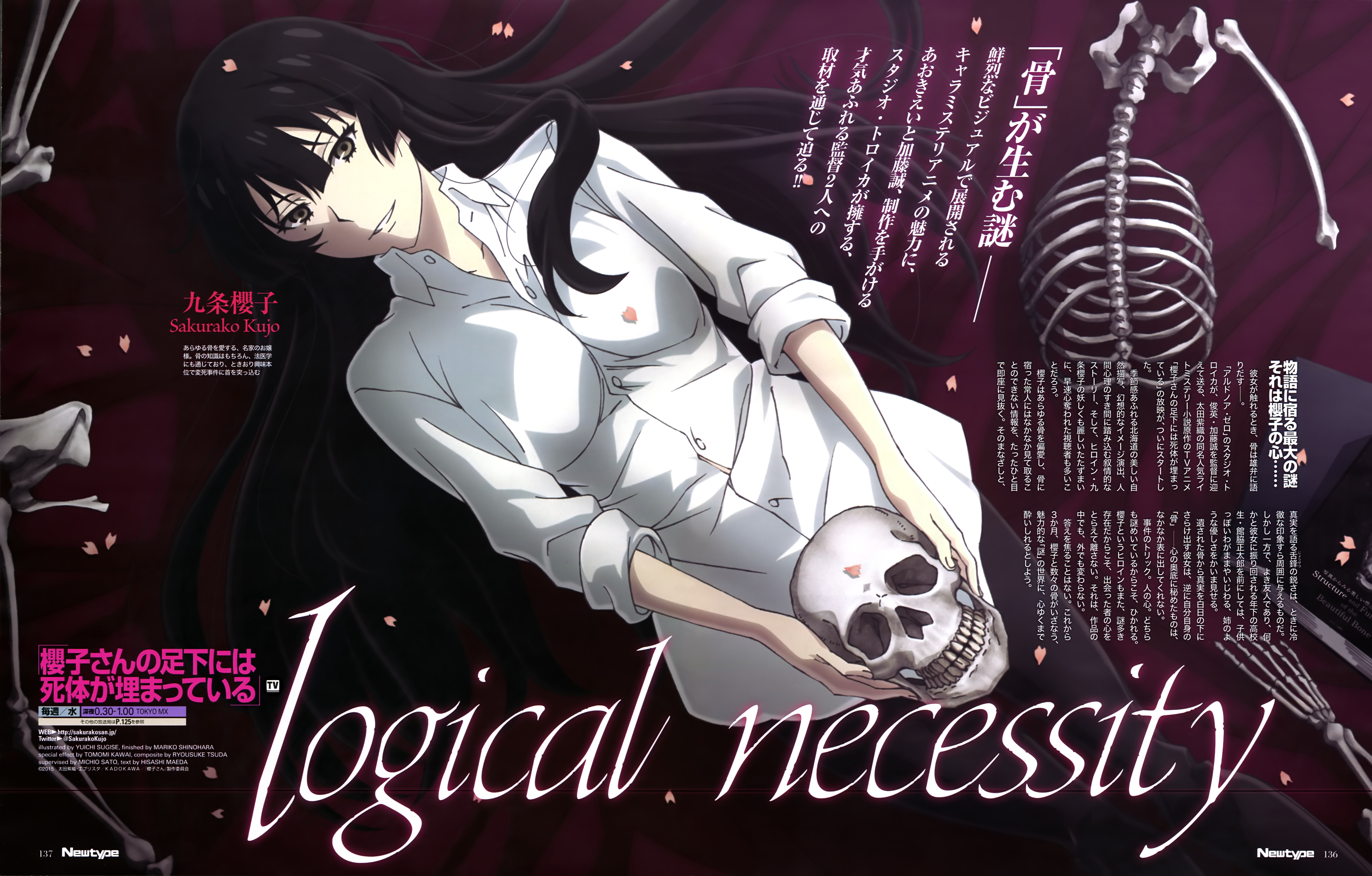 Sakurako San No Ashimoto Ni Wa Shitai Ga Umatteiru (A Corpse Is Buried Under Sakurako's Feet) Anime Image Board