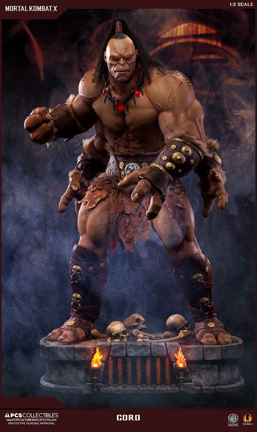 Mortal Kombat X Goro Statue Photo And Pre Order Info