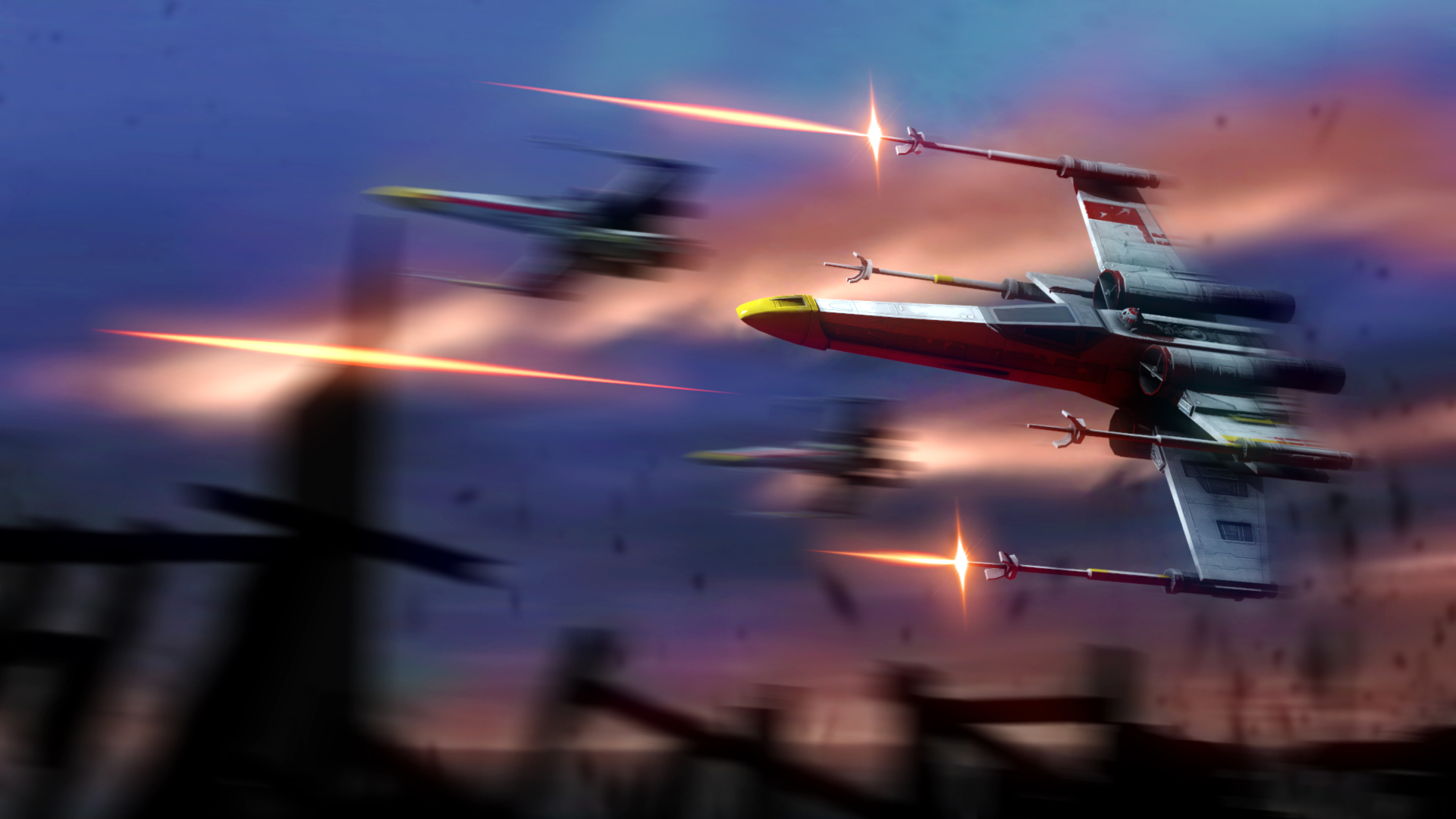 X-Wing Firing Wallpapers - Wallpaper Cave