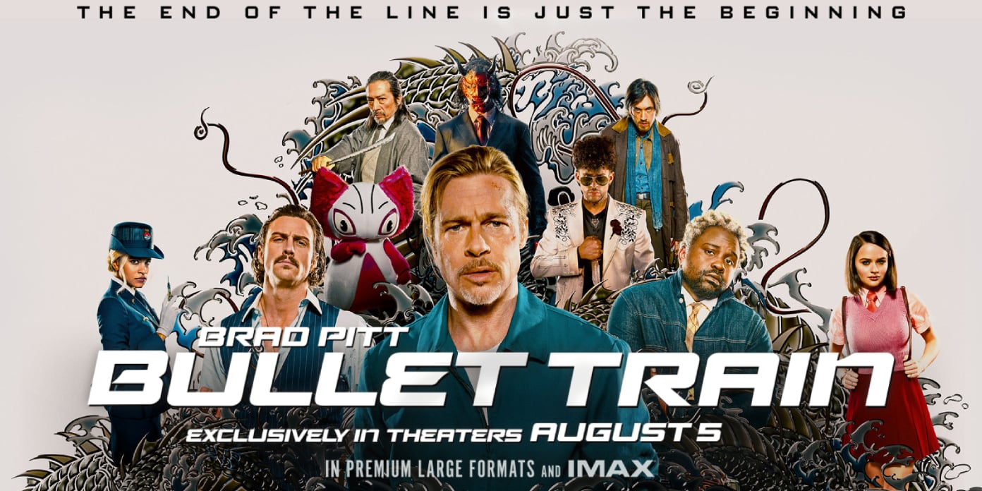 Brad Pitt Takes The “Bullet Train” Into Theaters August 5Brad Pitt Takes The “Bullet Train” Into Theaters August 5 Film Critic